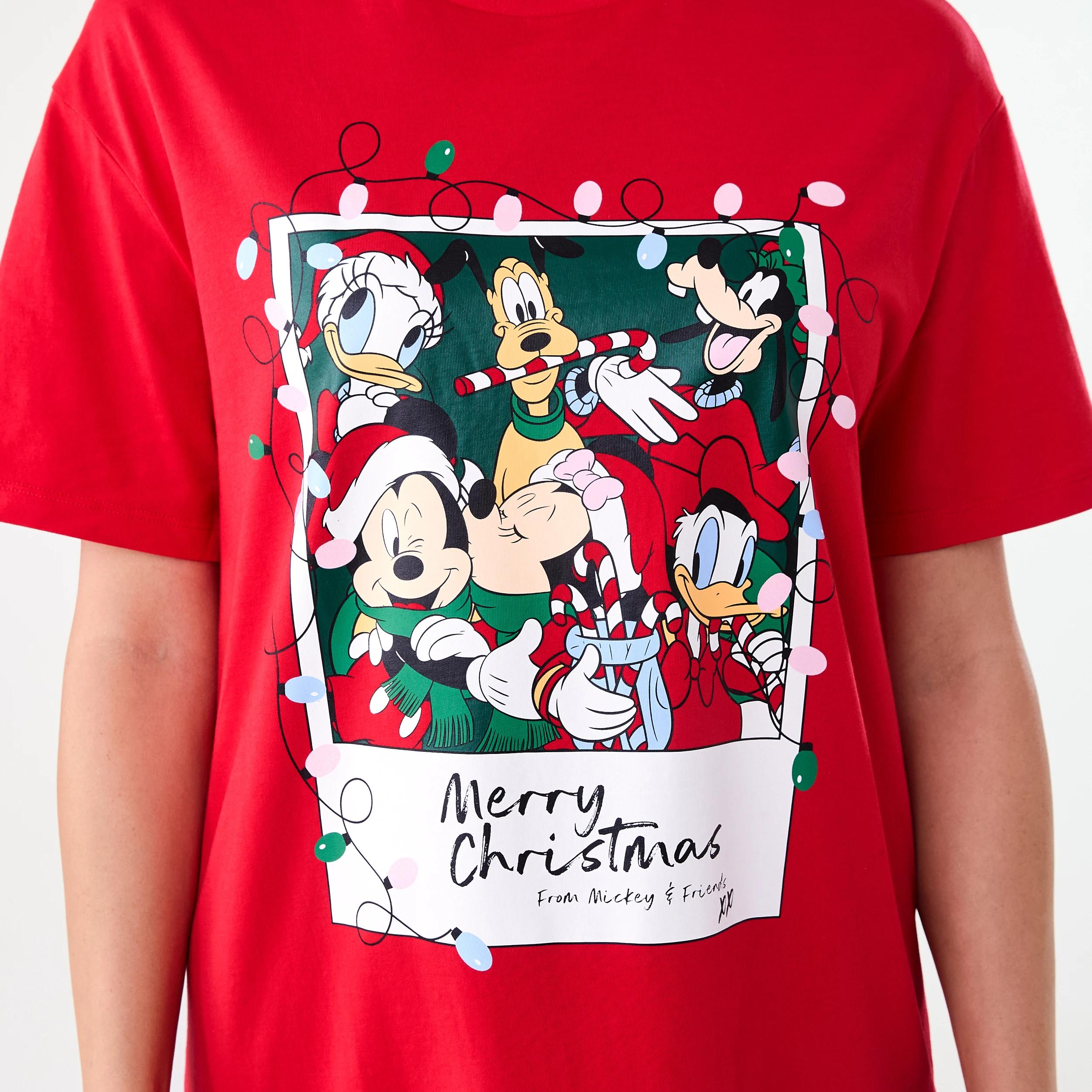 5 Disney Mickey Mouse License Christmas Graphic Nightie MICKEY CHINESE RED, 5 of 6