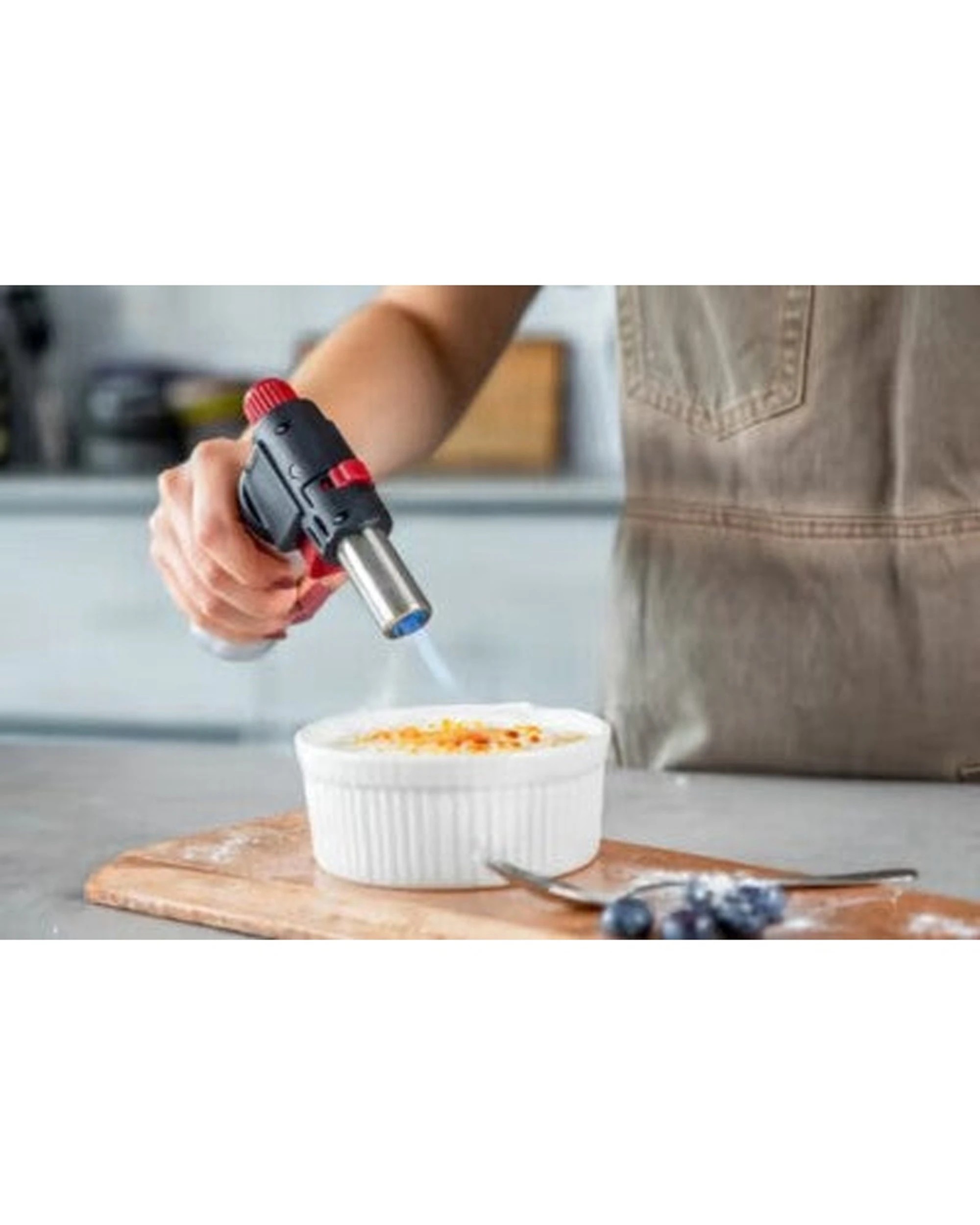 2 Mastercraft Aluminium Cooks Blow Torch Kitchen Cooking Utensil - Metallic, 2 of 3