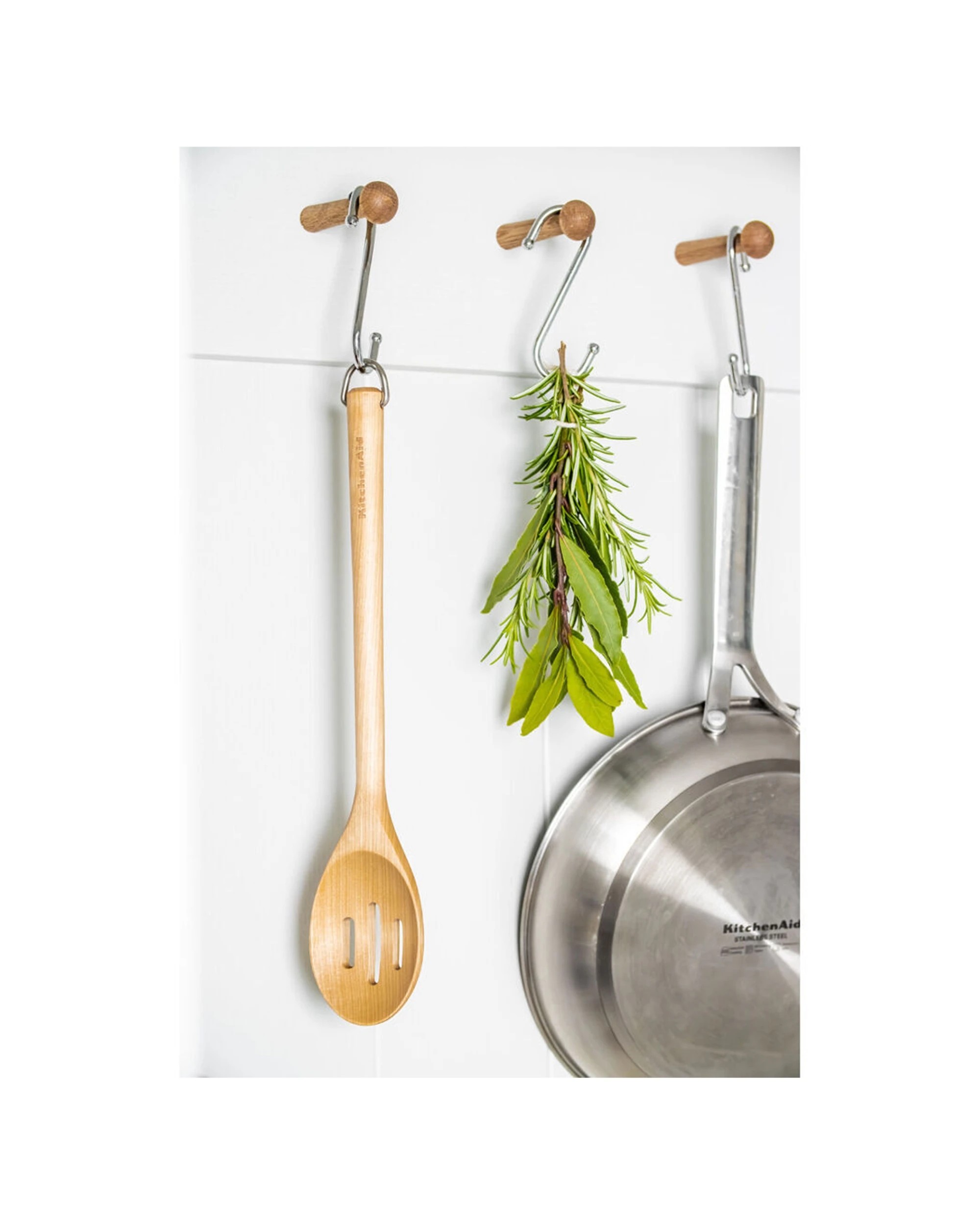 6 KitchenAid 4PK Birchwood Slotted Spoon Finish Wooden Cooking Utens - Beige, 6 of 6