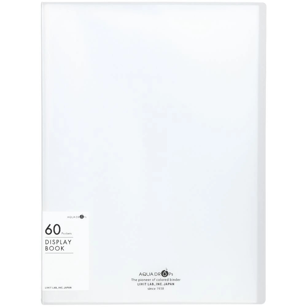 2 Aqua Drops A4 Display Book 60 Pocket Fixed Clear, 2 of 4