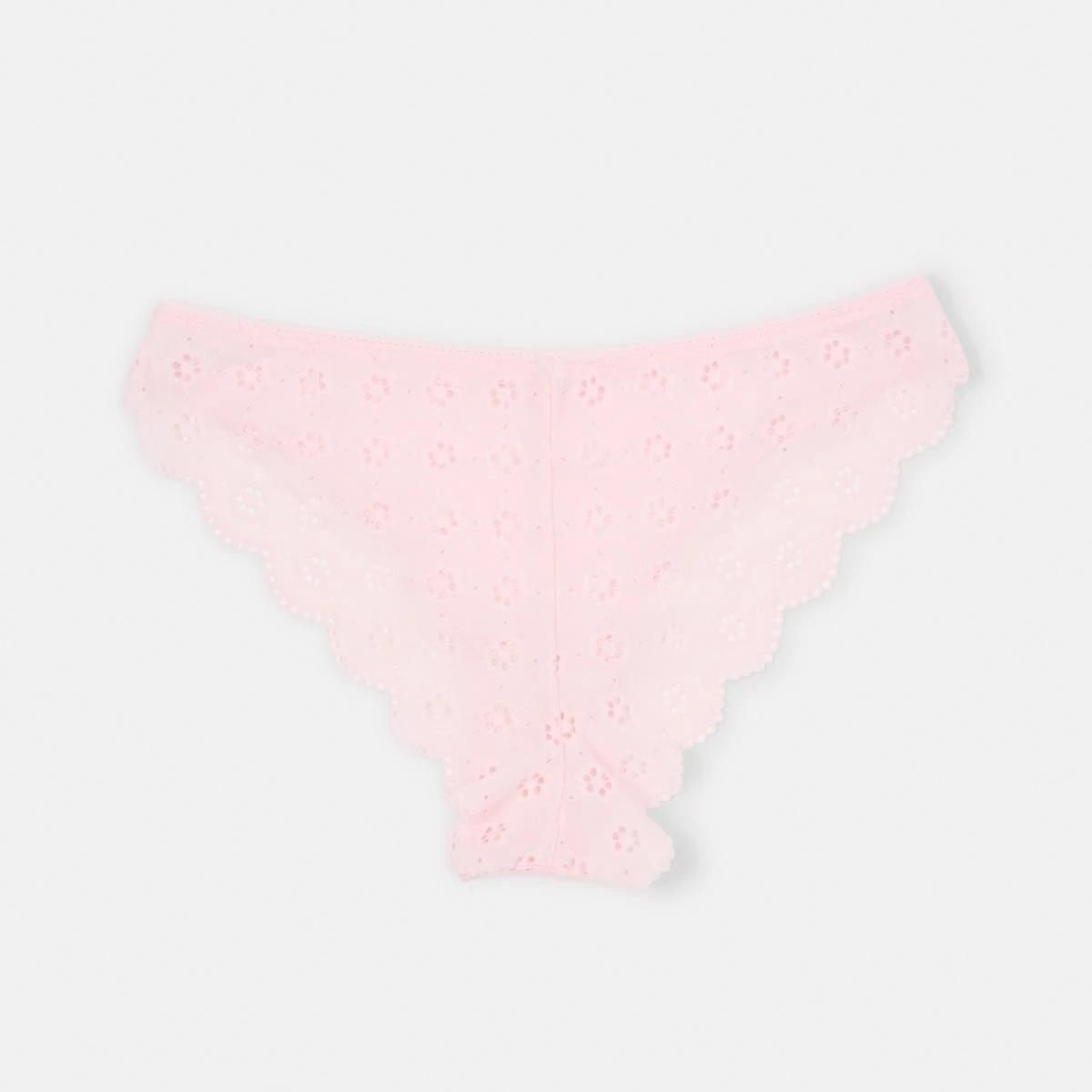 7 Co-ordinated Broderie Cheeky Bikini Briefs BALLERINA, 7 of 9