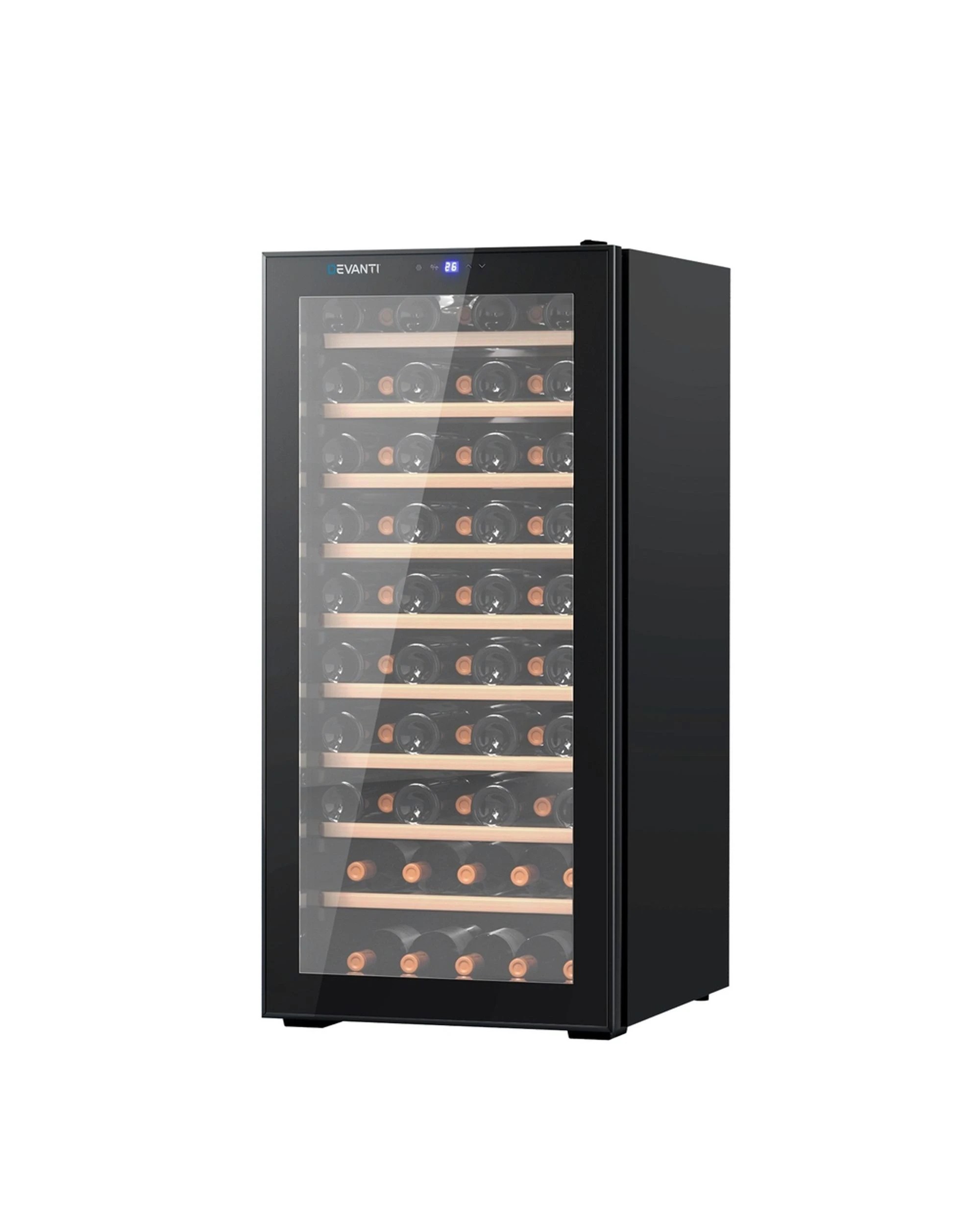 1 Devanti Wine Fridge Cooler 66 Bottles
 - Black, 1 of 3