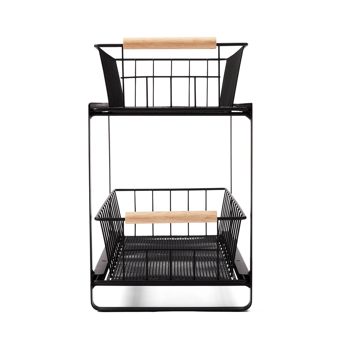 5 Wire and Wood 2 Tiered Drawers, 5 of 8