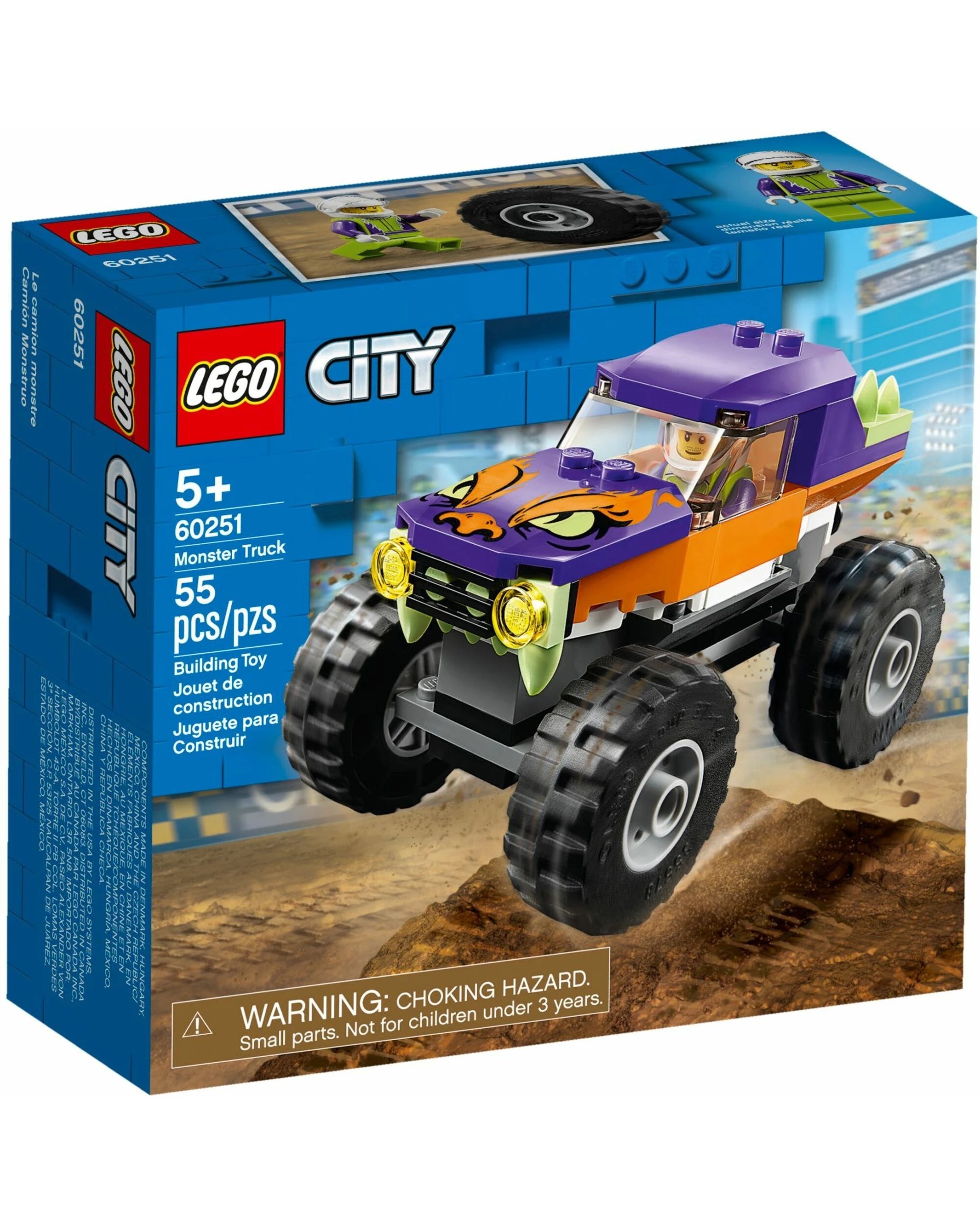 1 LEGO 60251 Monster Truck: Toy Car for Kids 5+, 1 of 4