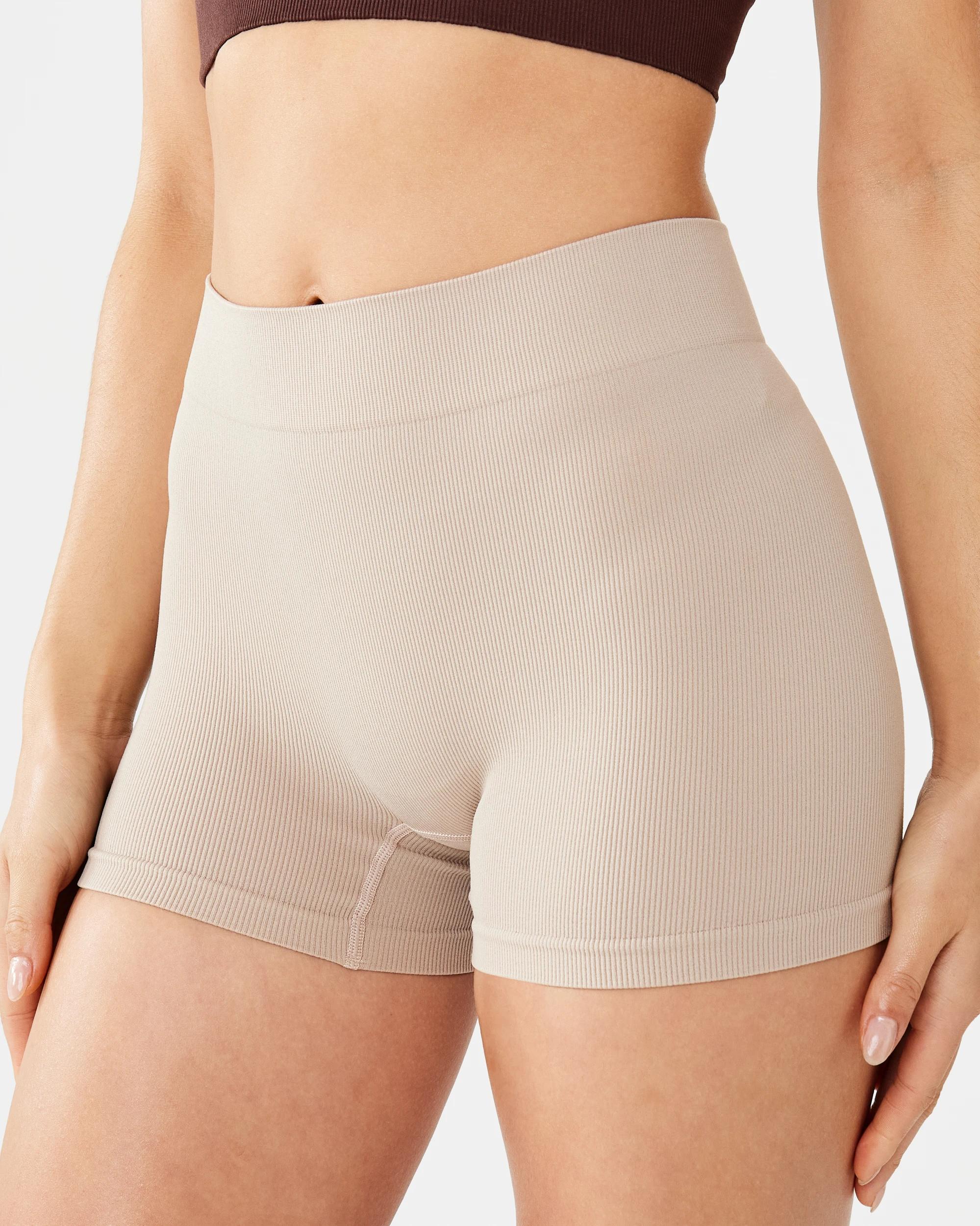 6 3 Pack Seamfree Rib Boyshorts Butterfly, 6 of 10