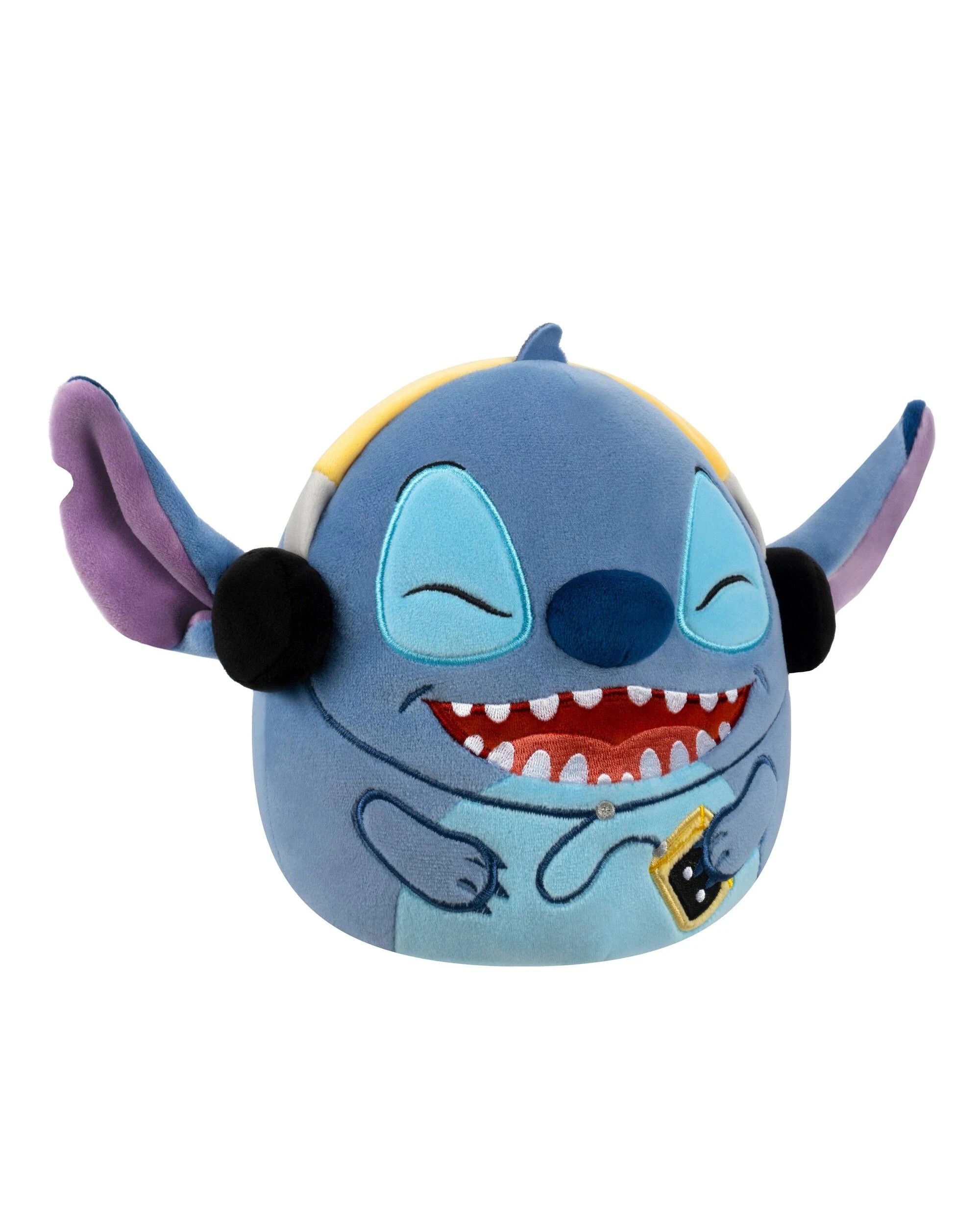 3 Squishmallows Disney Stitch with Headphones 6.5 inch Plush, 3 of 5
