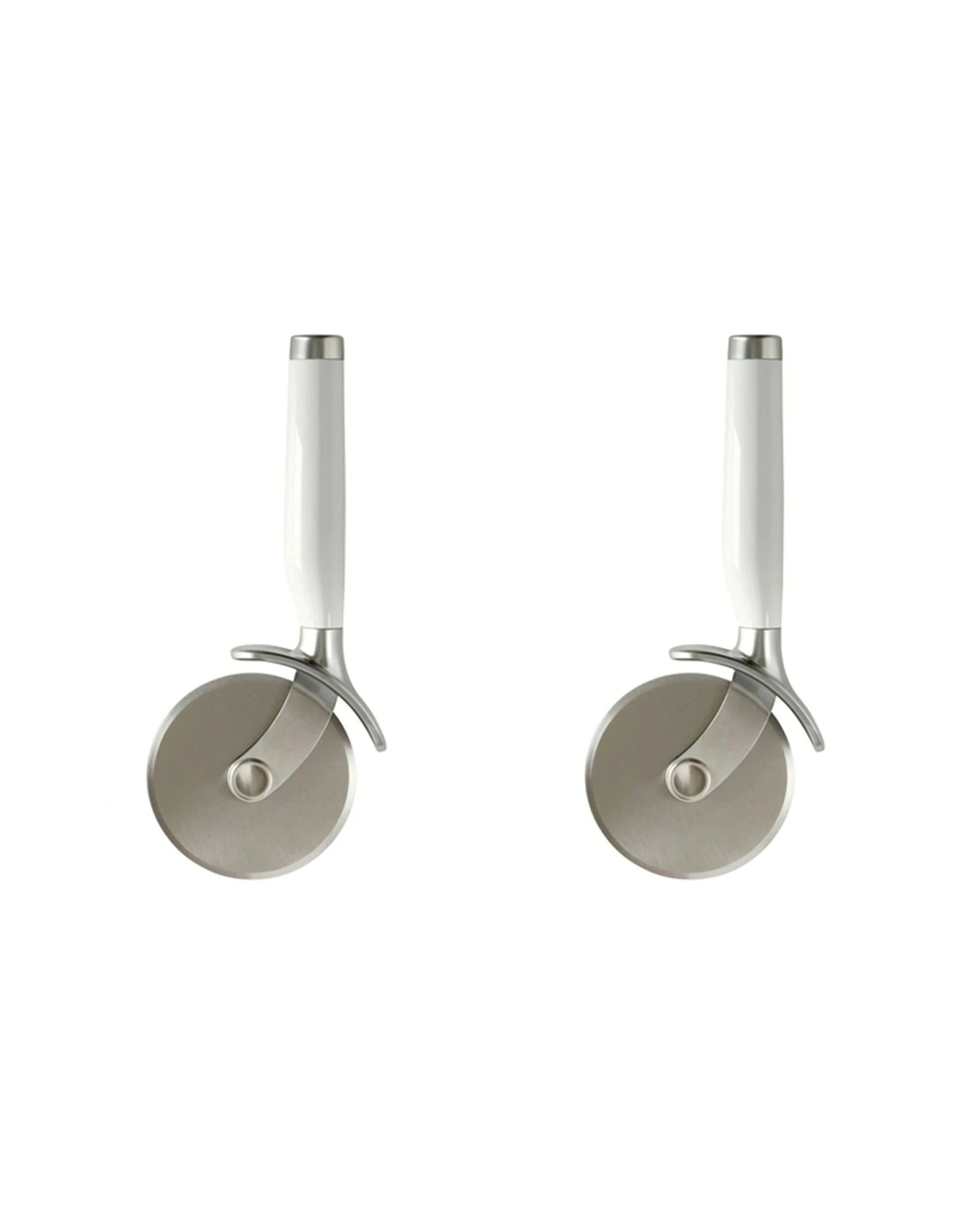1 KitchenAid 2PK Stainless Steel Pizza Wheel Slicer With Finger Guard Durable - Multi, 1 of 3