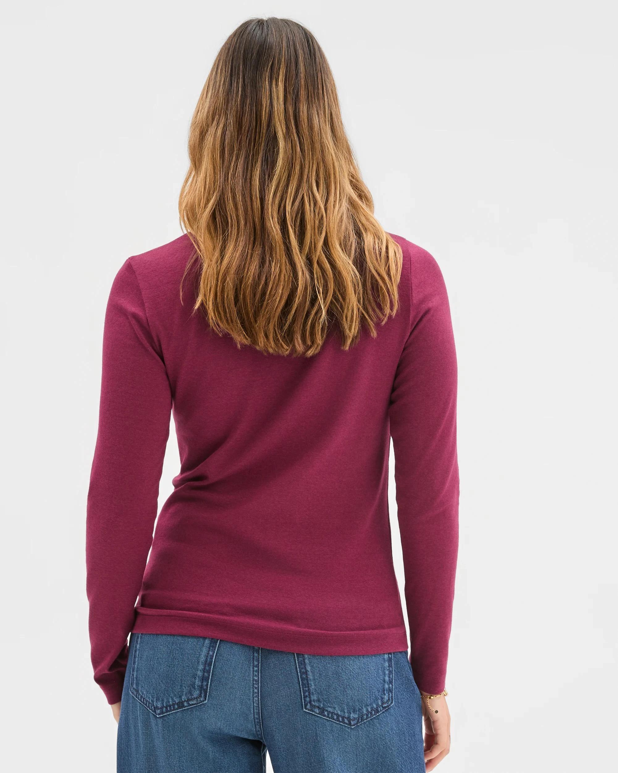 5 Target Woman Soft Touch Long Sleeve T-Shirt BOYSENBERRY, 5 of 6