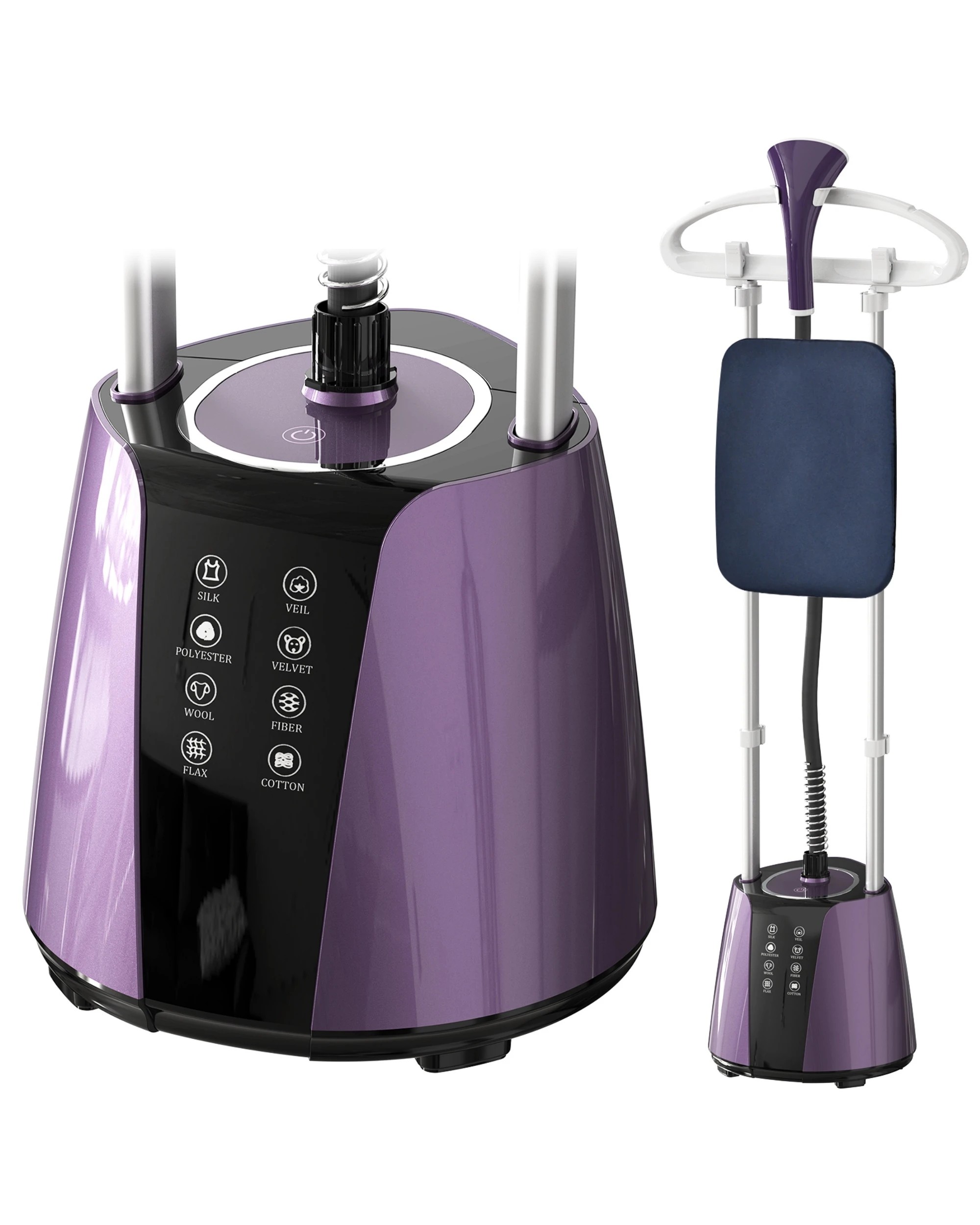 7 Yopower Upright Garment Steamer with 2000ML Tank - Purple, 7 of 7