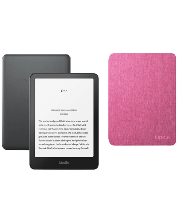 Kindle Paperwhite 12th Gen 32GB with Raspberry Cover