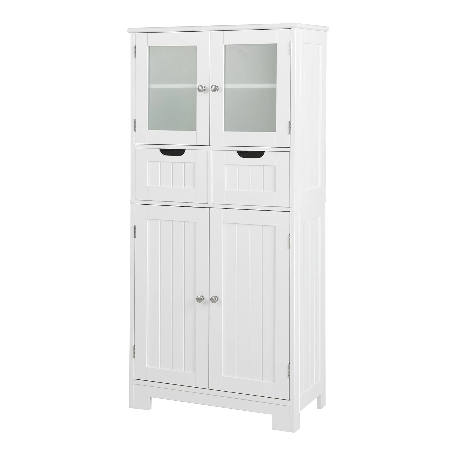 1 Costway Floor Storage Cabinet Kitchen Pantry Cupboard Multifunctional Organizer, 1 of 4