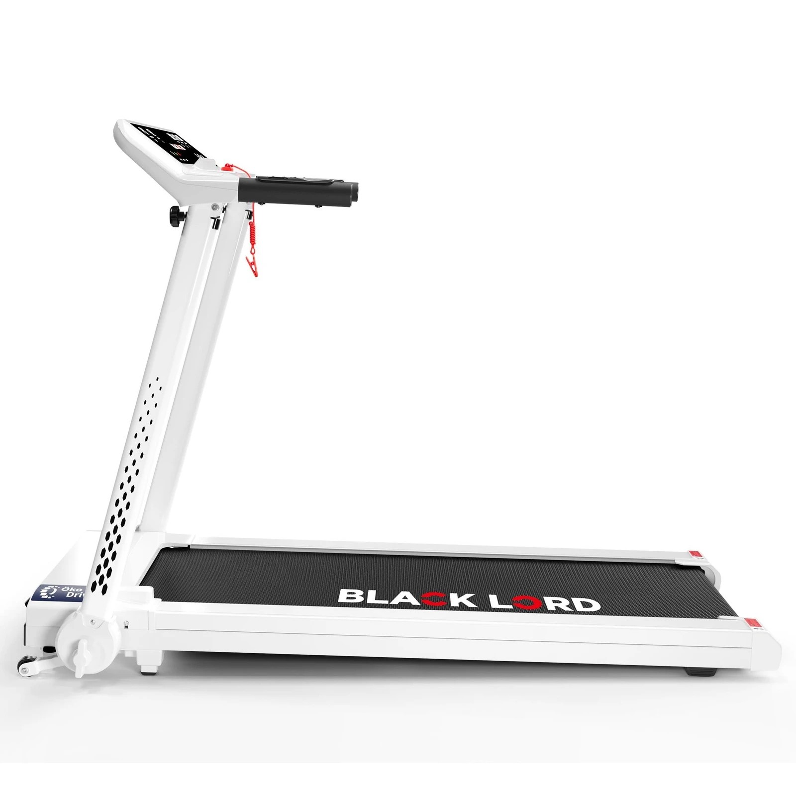 6 Black Lord Treadmill Electric Exercise Running Machine Foldable Home Gym Fitness - White, 6 of 10