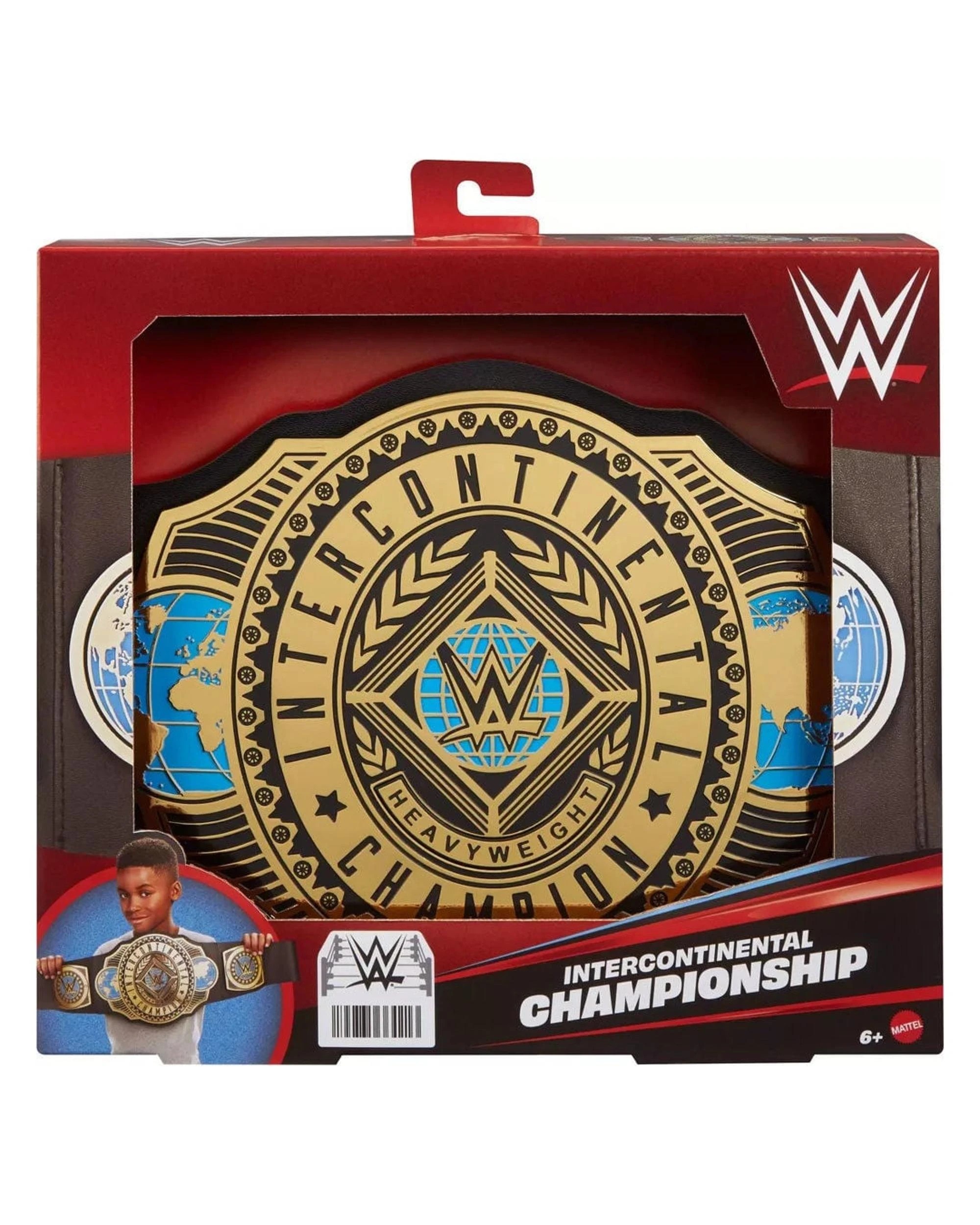 1 WWE Championship Wrestling Title Belt Intercontinental Championship - Blue Edition, 1 of 3