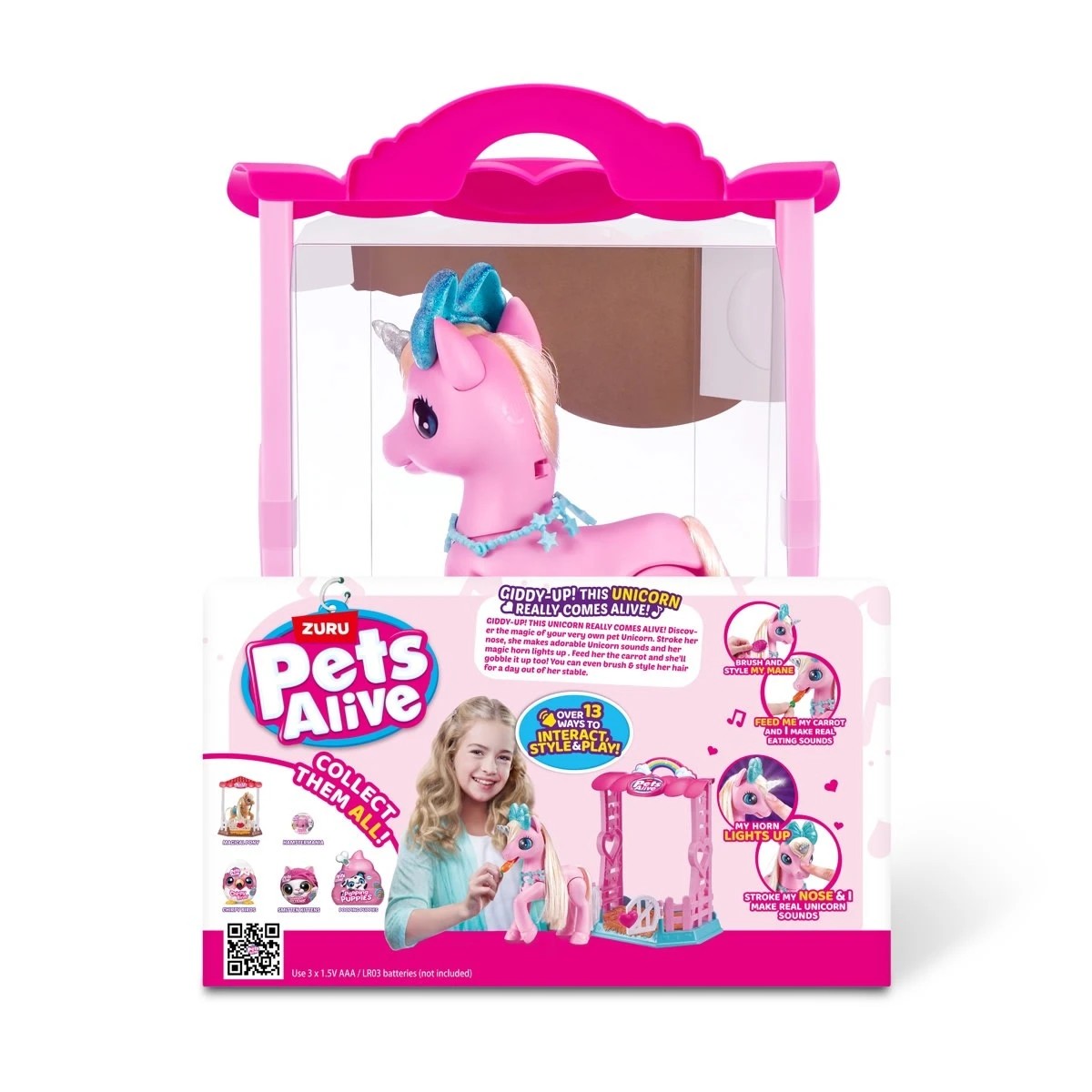 7 Zuru Pets Alive My Magical Unicorn and Stable Playset, 7 of 7