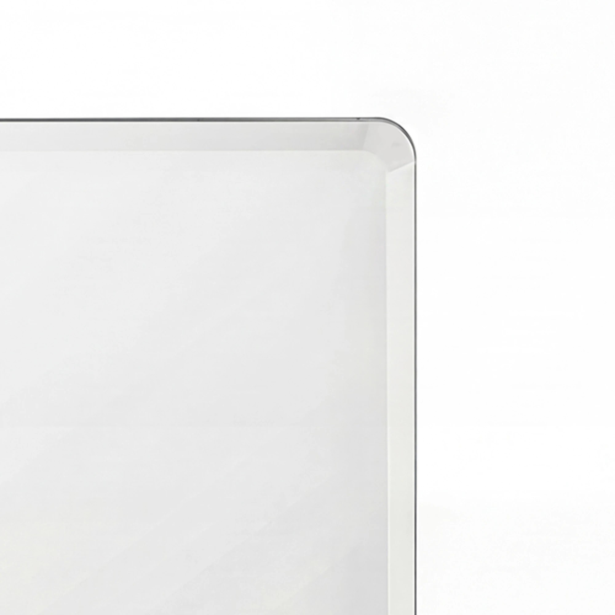 5 Yezi Rectangular Mirror Bevelled Edge Design60X45 - White - White, 5 of 5
