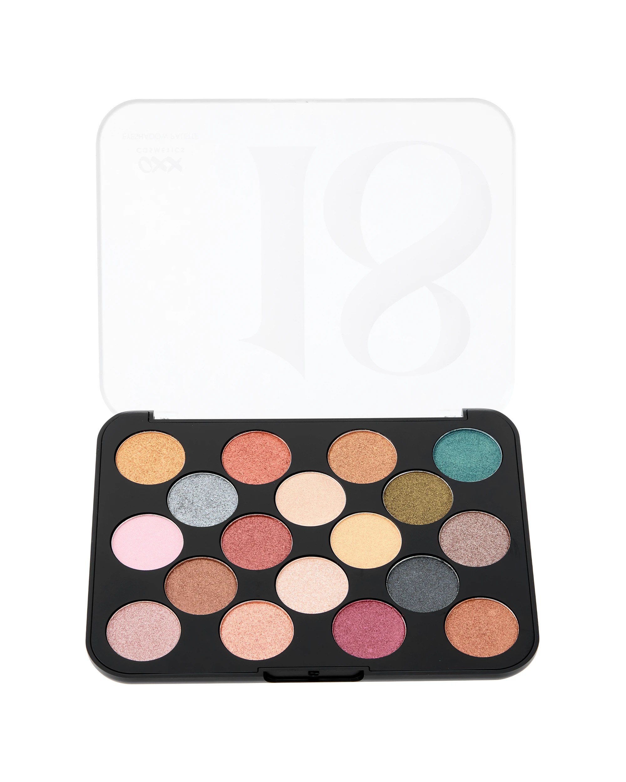 3 OXX Cosmetics 18 Shades Eyeshadow Palette - Metallic, 3 of 7
