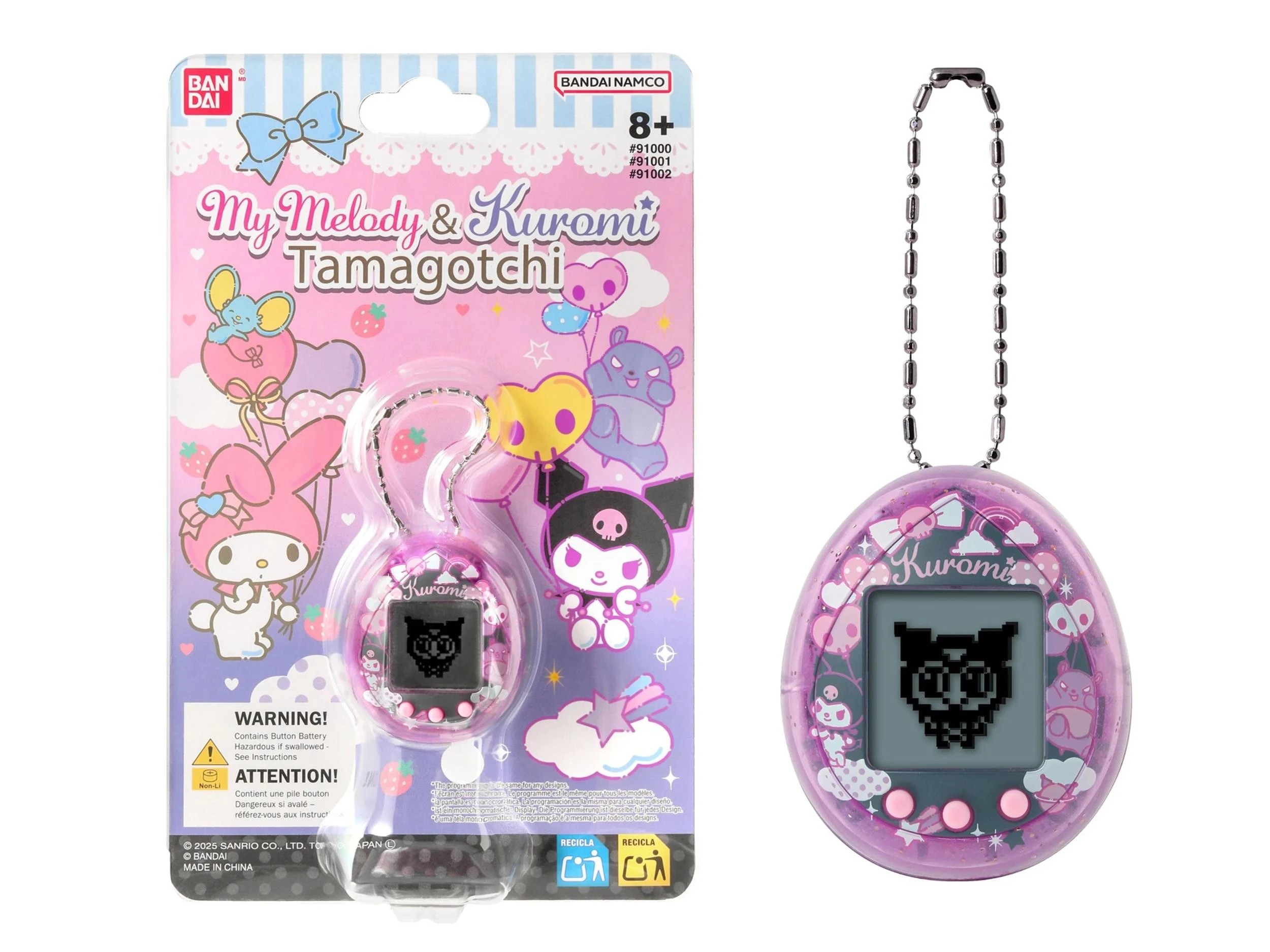 3 Tamagotchi Nano Sanrio: My Melody & Kuromi - Assorted - Multi, 3 of 5