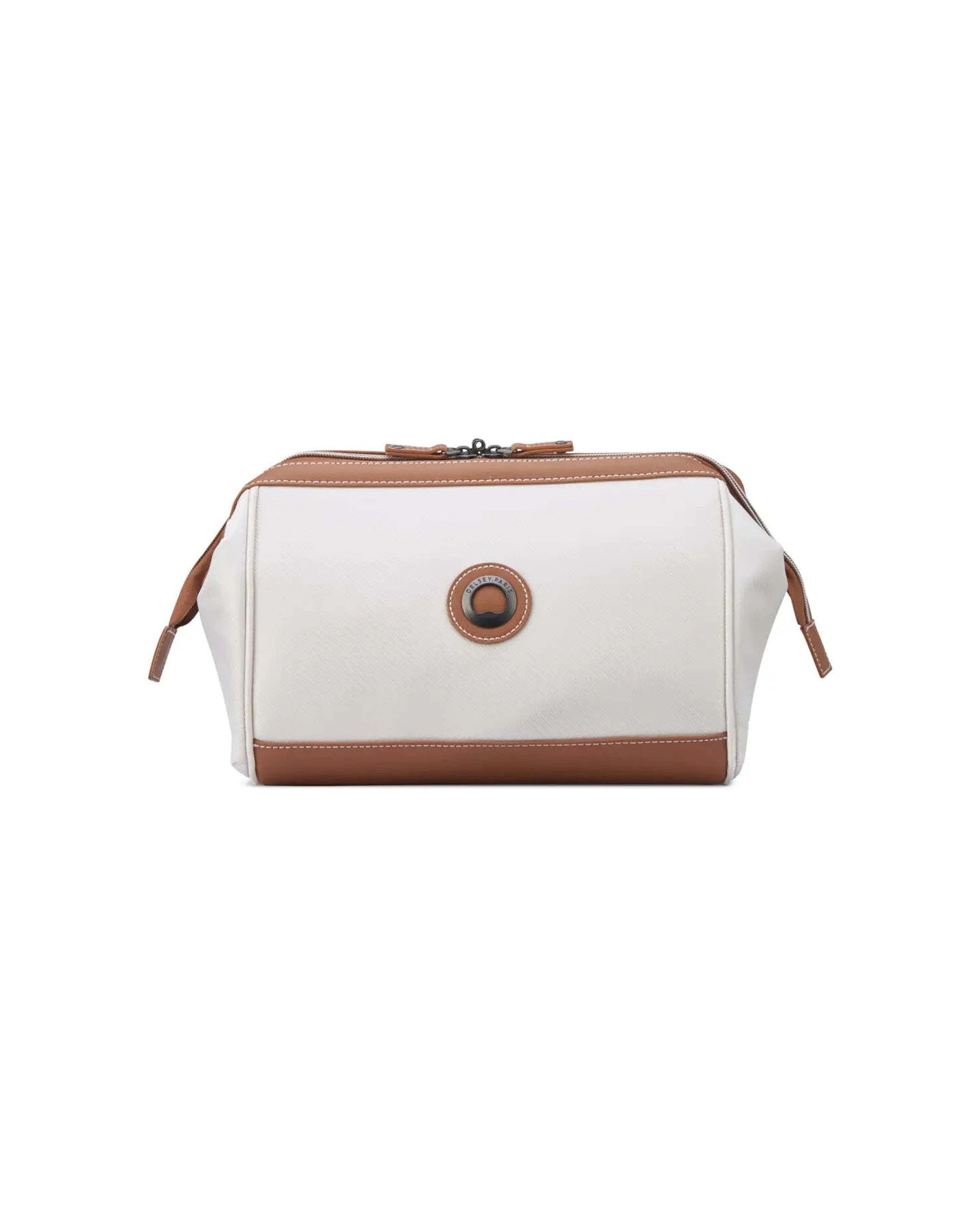 1 Delsey Chatelet Air 2.0 Toiletry Bag Large Opening Fully Lined Interior Angora - White, 1 of 6