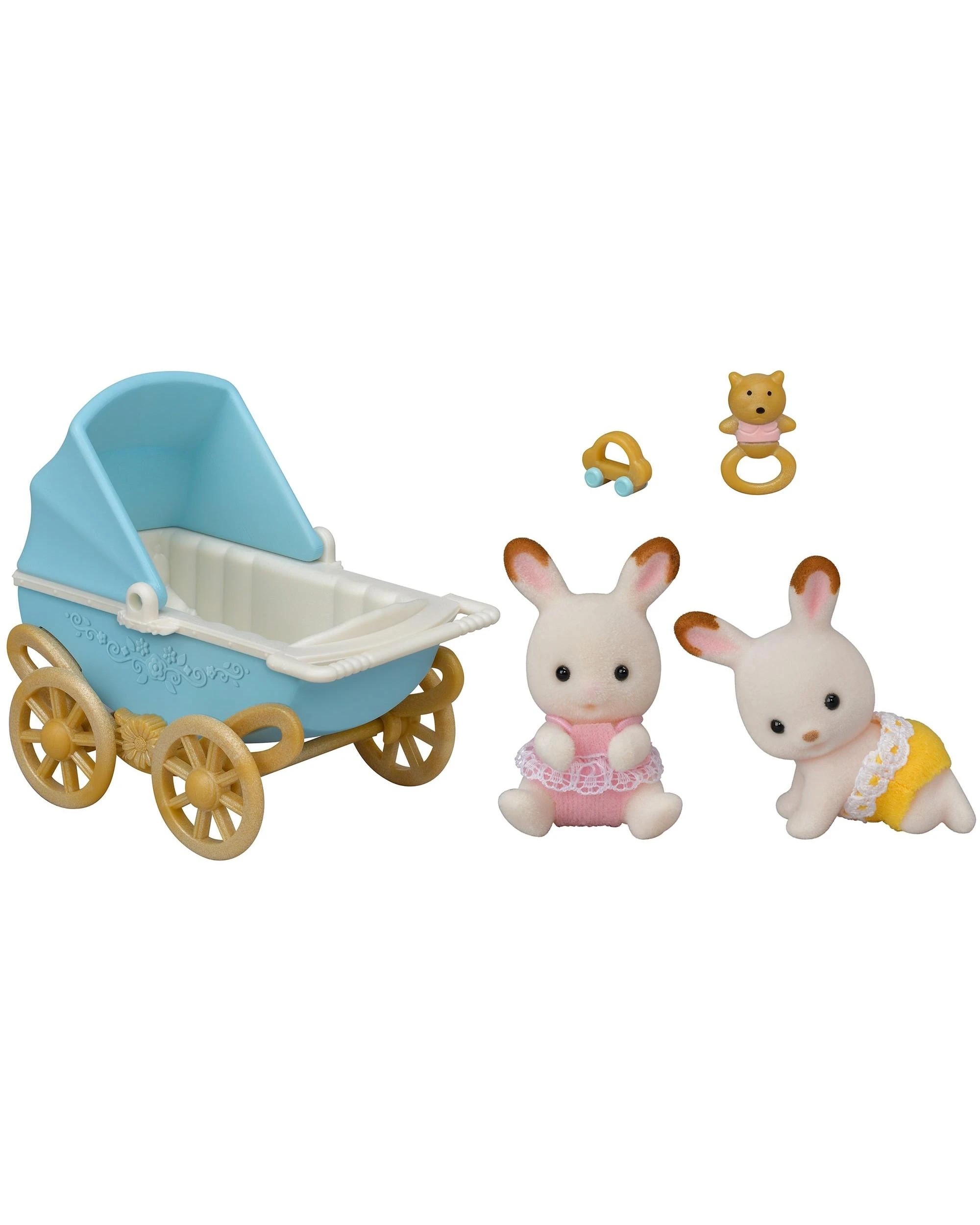 2 Sylvanian Families Chocolate Rabbit Twins Set, 2 of 3