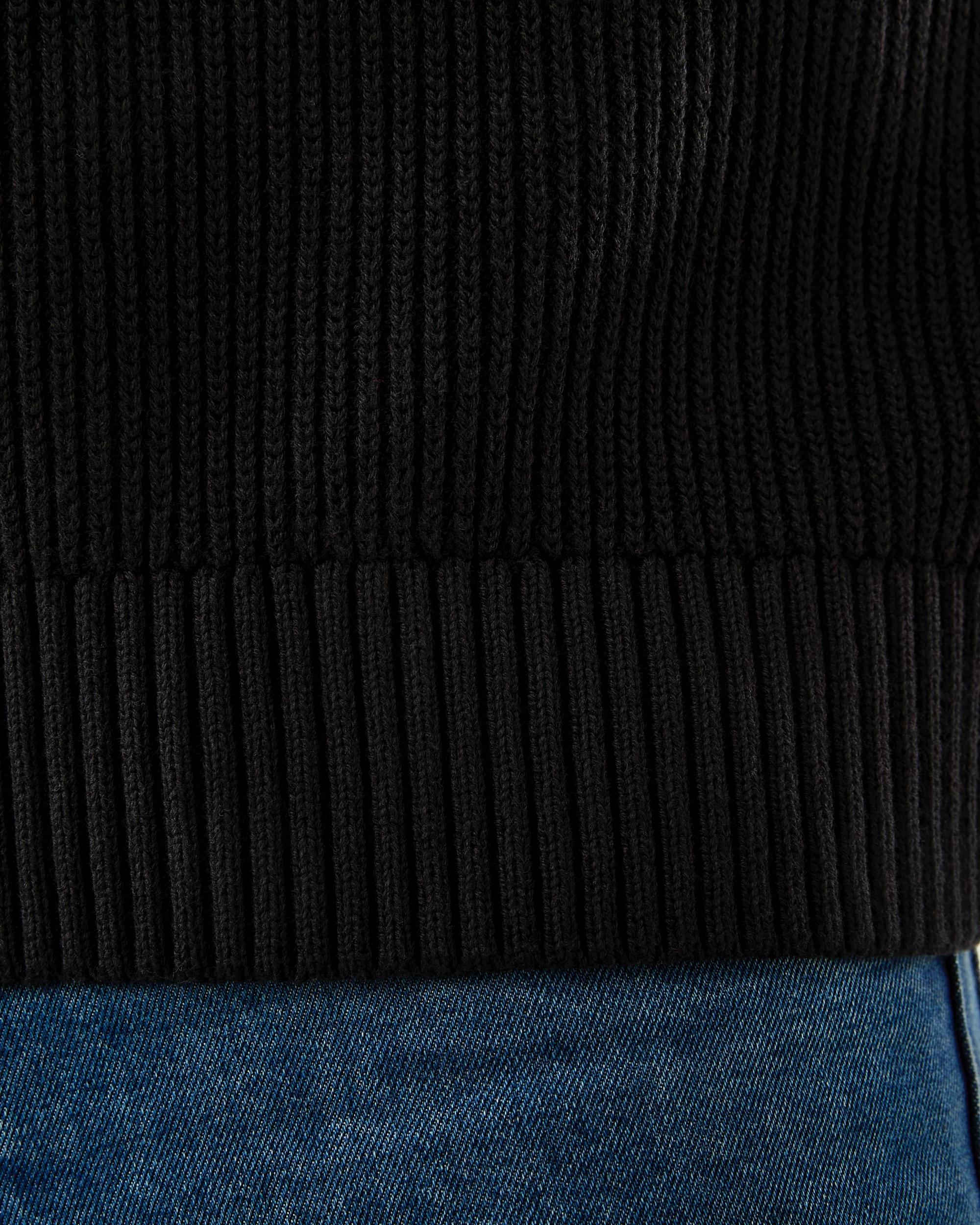 7 Knit Polo Shirt Black, 7 of 7