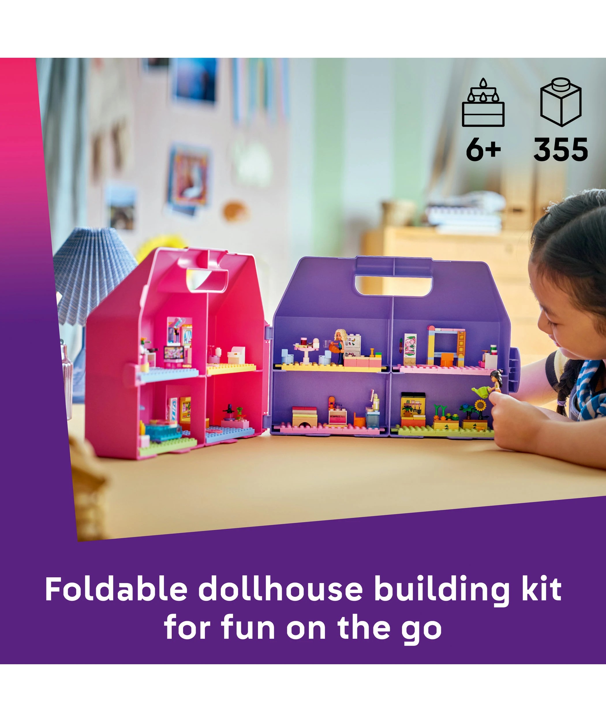 3 LEGO Friends Creative Dollhouse Suitcase 42697, 3 of 10