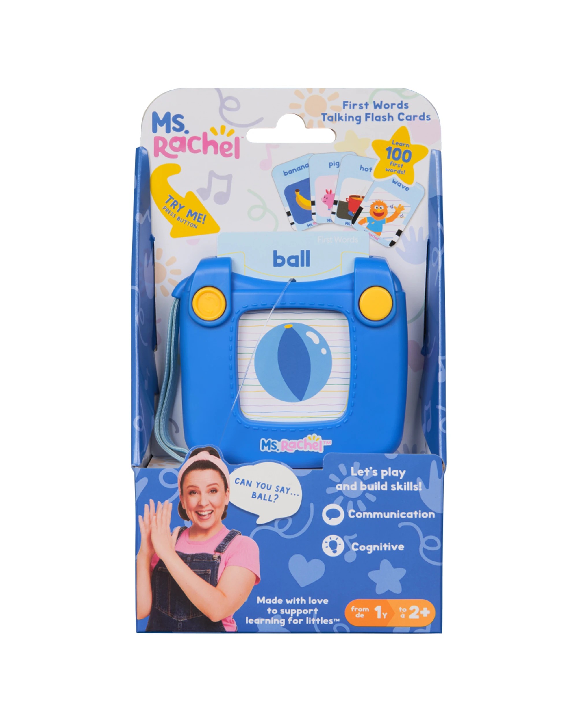 1 Ms Rachel - First Words Talking Flash Cards - Interactive, 1 of 6