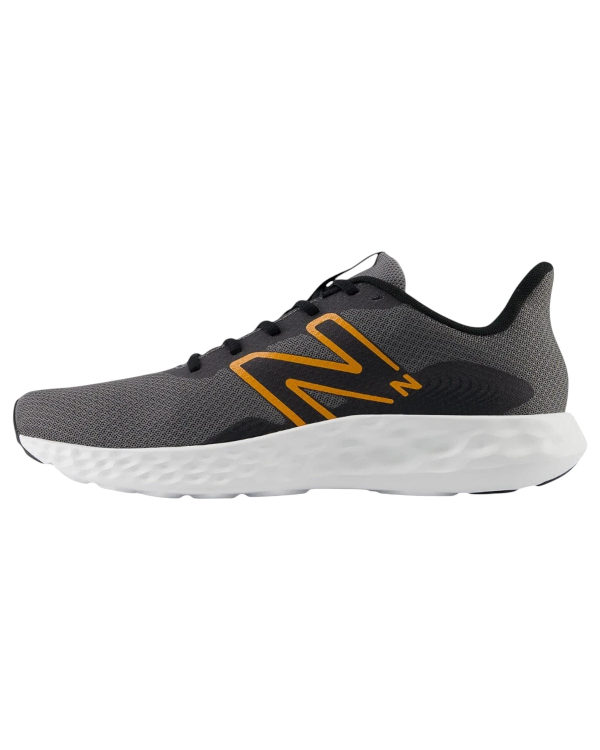 3 New Balance Mens 411 Athletic Shoes GREY/ORANGE, 3 of 5
