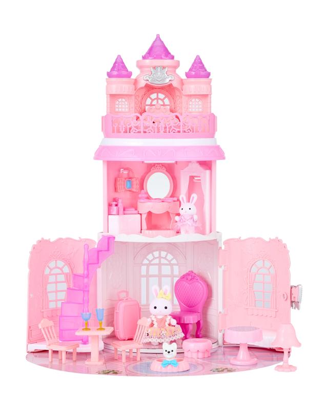 34 Piece Forest Friends Castle