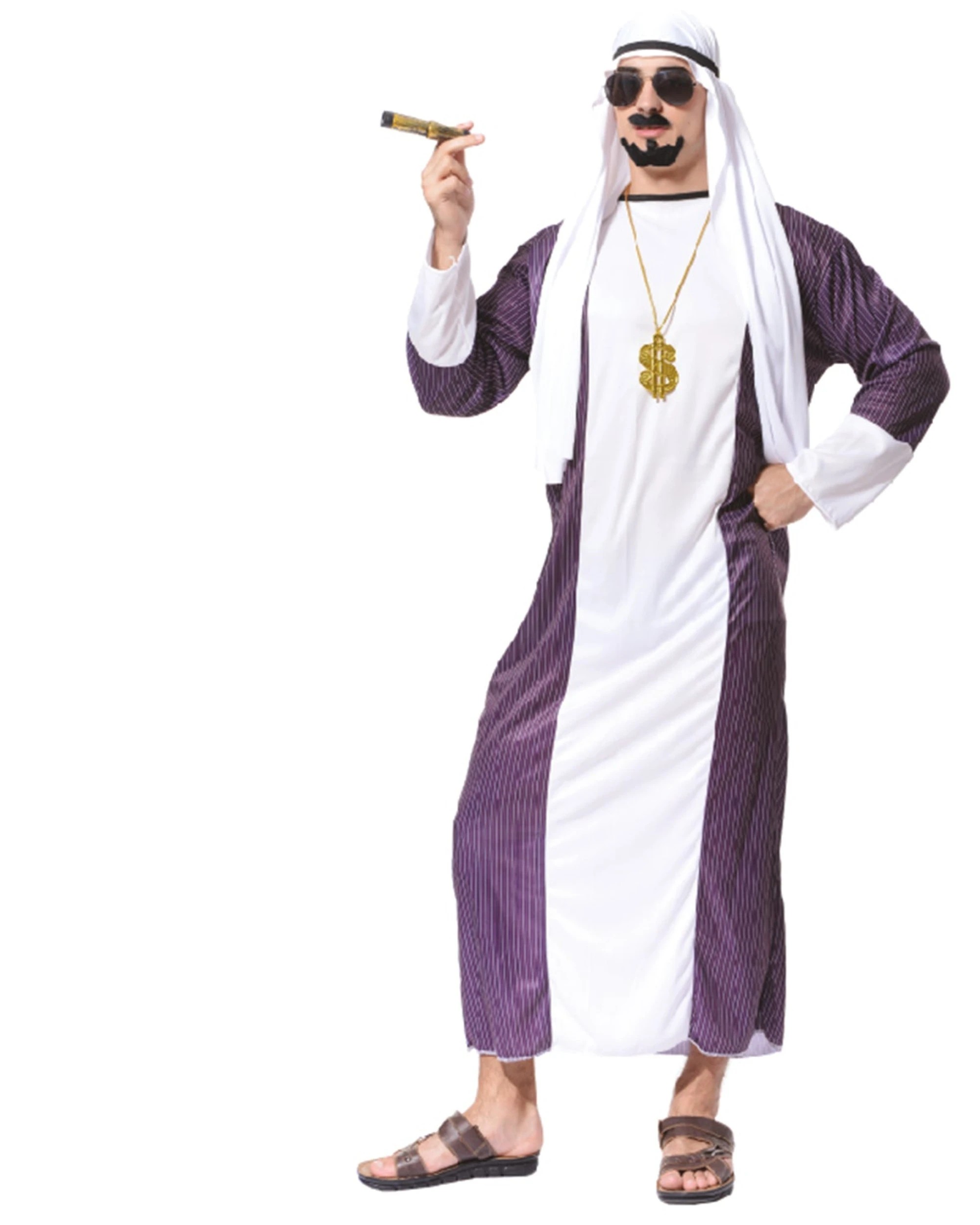 1 BR Costumes Arabian Shiek Costume for Men, 1 of 1