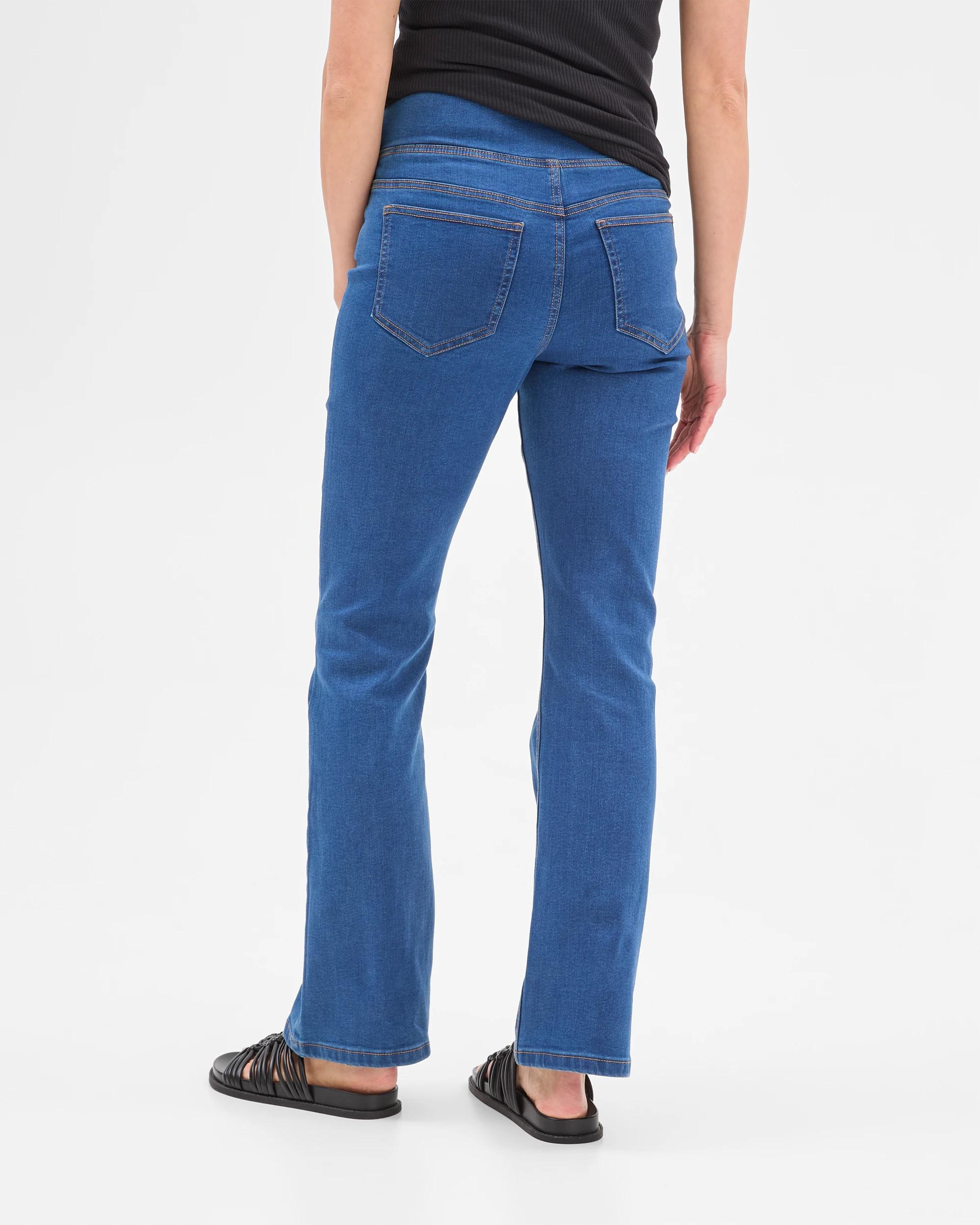 4 Target Maternity Over The Belly Flare Jeggings - Lyndsey INDIGO, 4 of 5