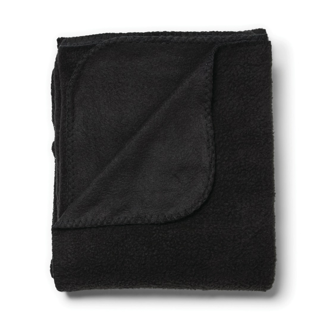 4 Polar Fleece Throw - Black, 4 of 6