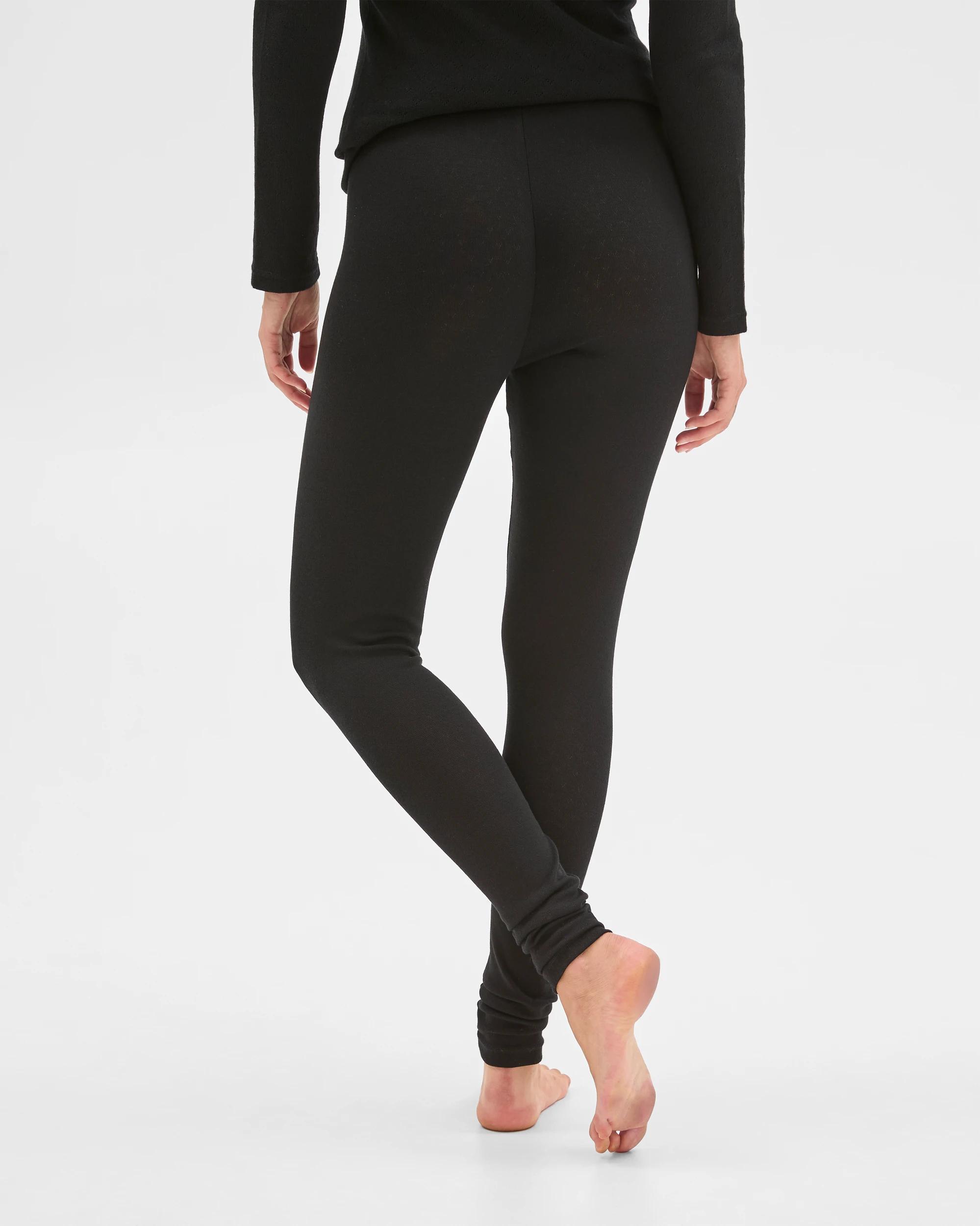 5 Target Woman Pointelle Thermal Leggings BLACK, 5 of 5