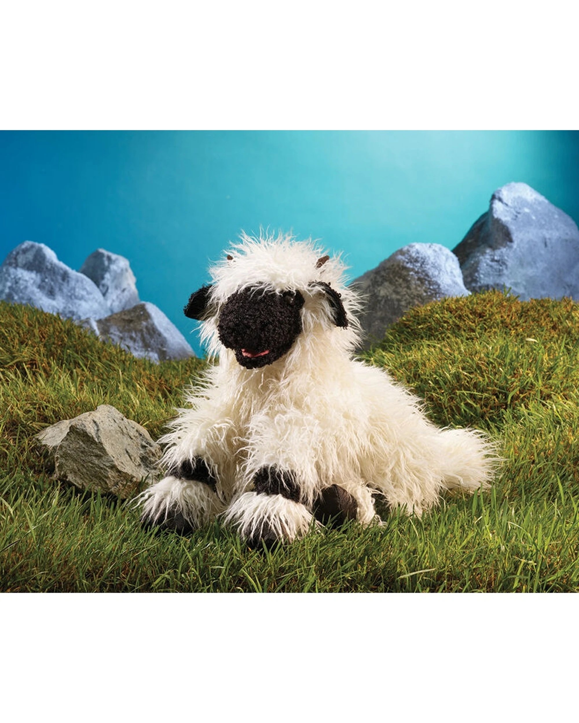 Folkmanis Valais Blacknose Sheep Puppet Soft Plush Toy Kids - Multi - Kmart