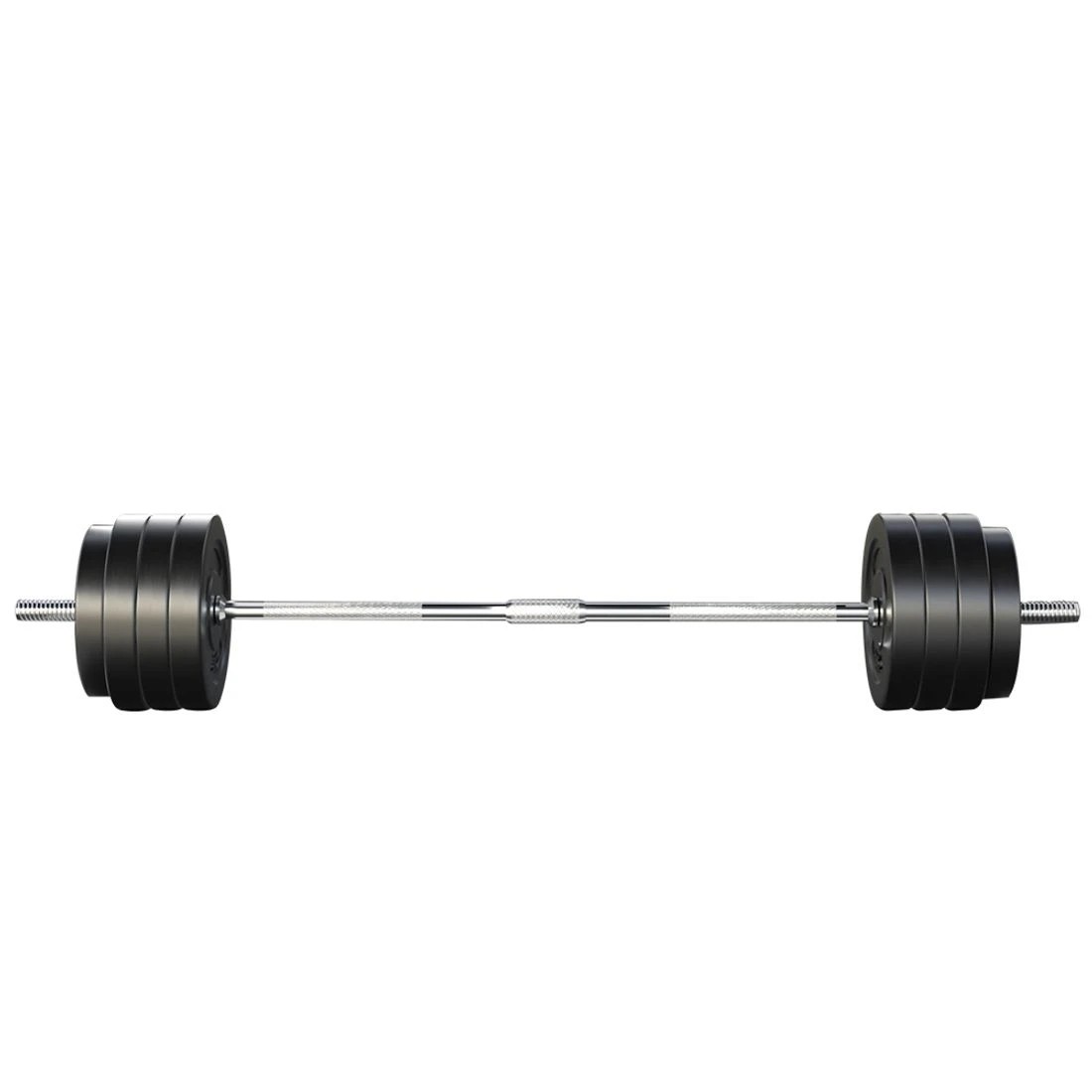 3 Everfit 78kg Barbell Set Weight Plates Bar Lifting Bench 168cm - Multi, 3 of 6