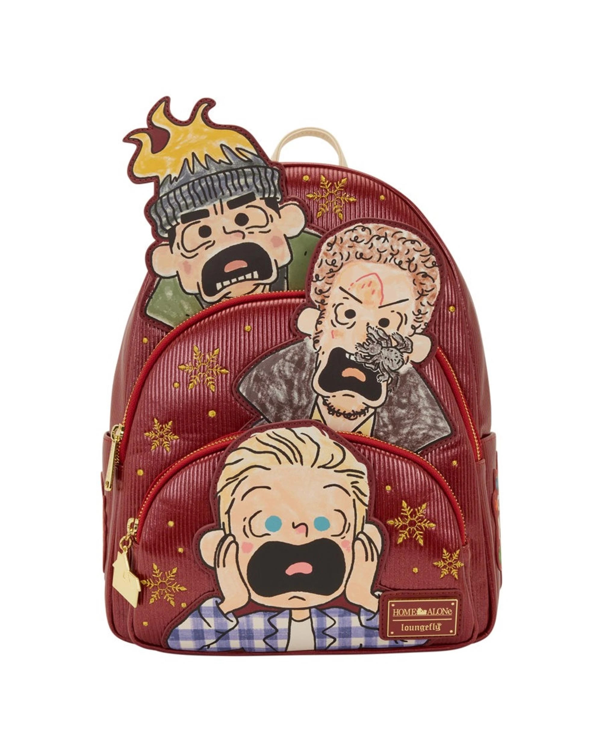 1 Loungefly Home Alone Triple Pocket Mini Backpack, 1 of 6