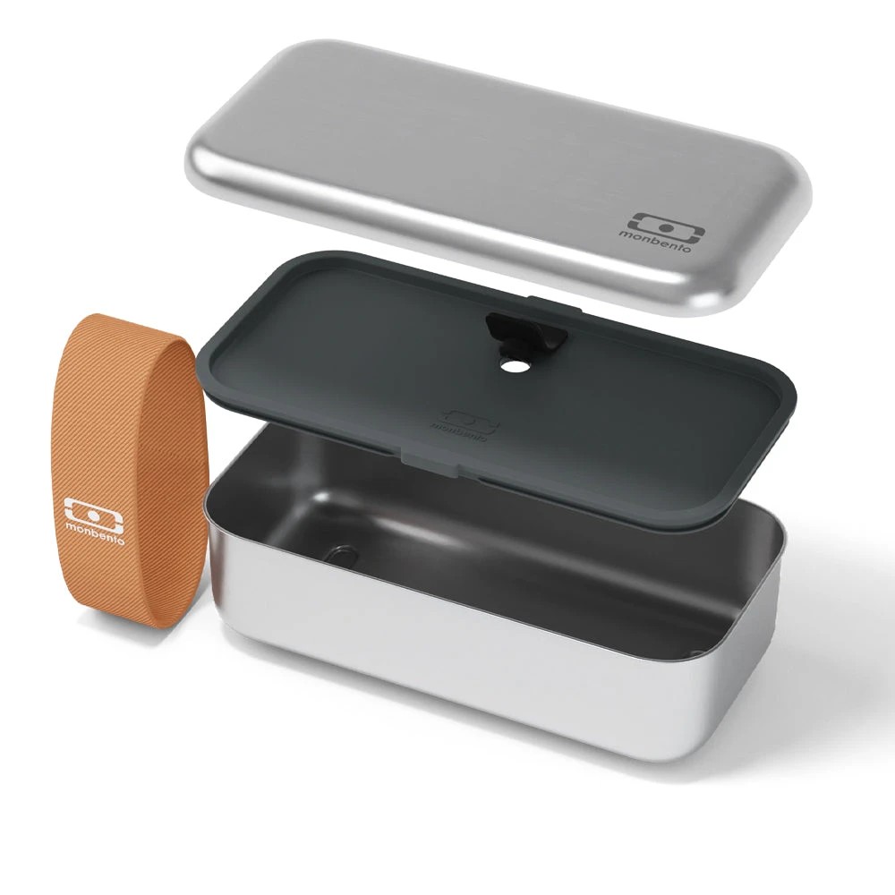 3 Monbento Mb Sense Bento Box - Grey, 3 of 5
