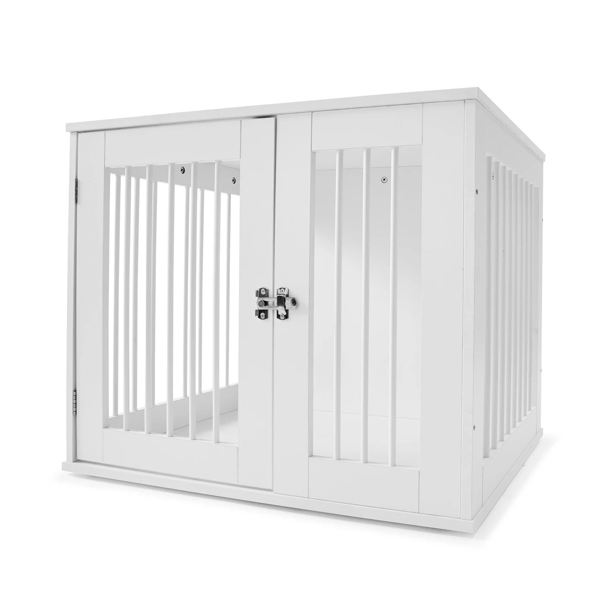 4 Pet Crate Wooden White - Medium, 4 of 10