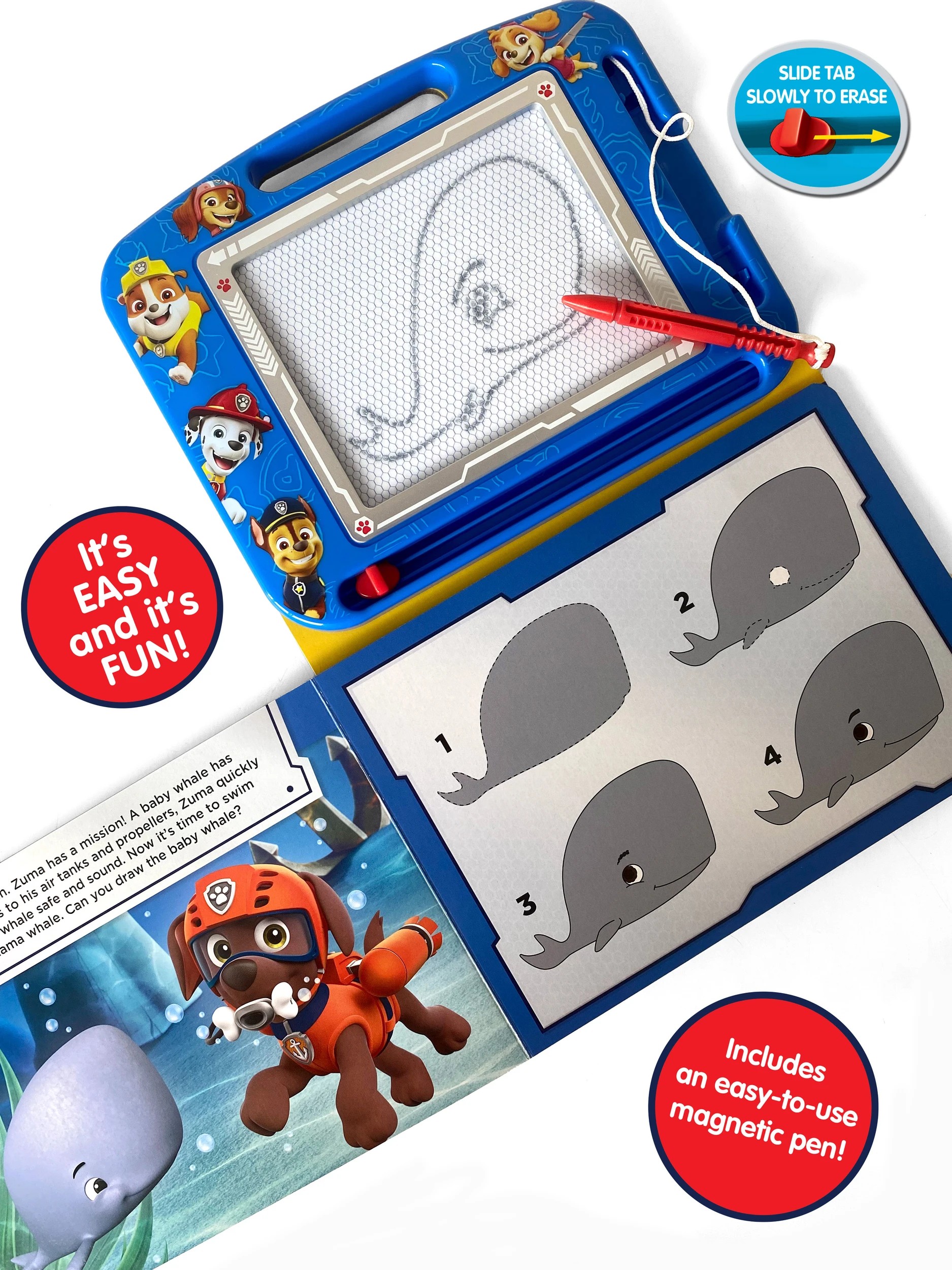 3 PAW Patrol Book and Magnetic Drawing Kit - Book, 3 of 4