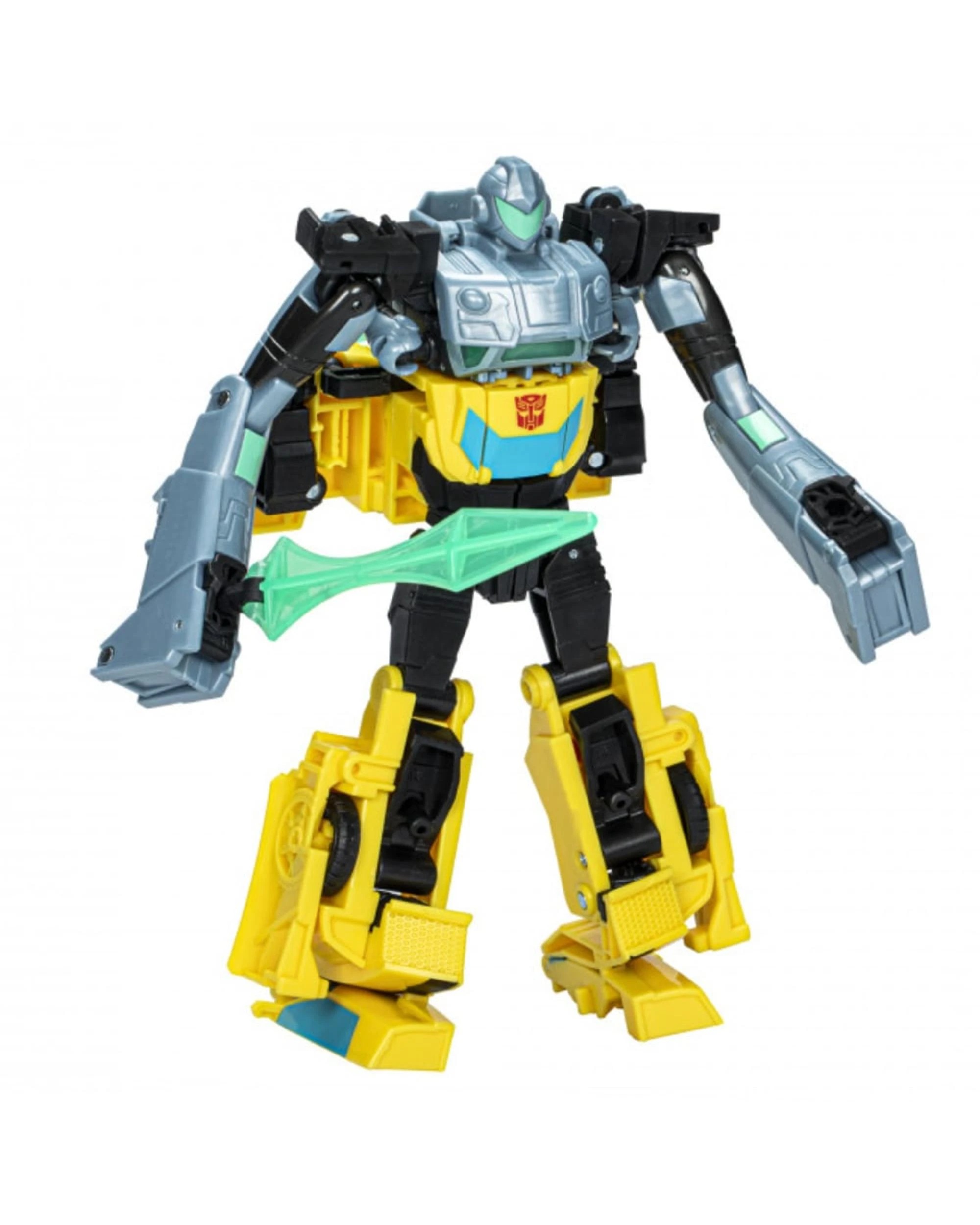 4 Transformers EarthSpark Cyber-Combiner Bumblebee and Mo Malto Action Figures, 4 of 5