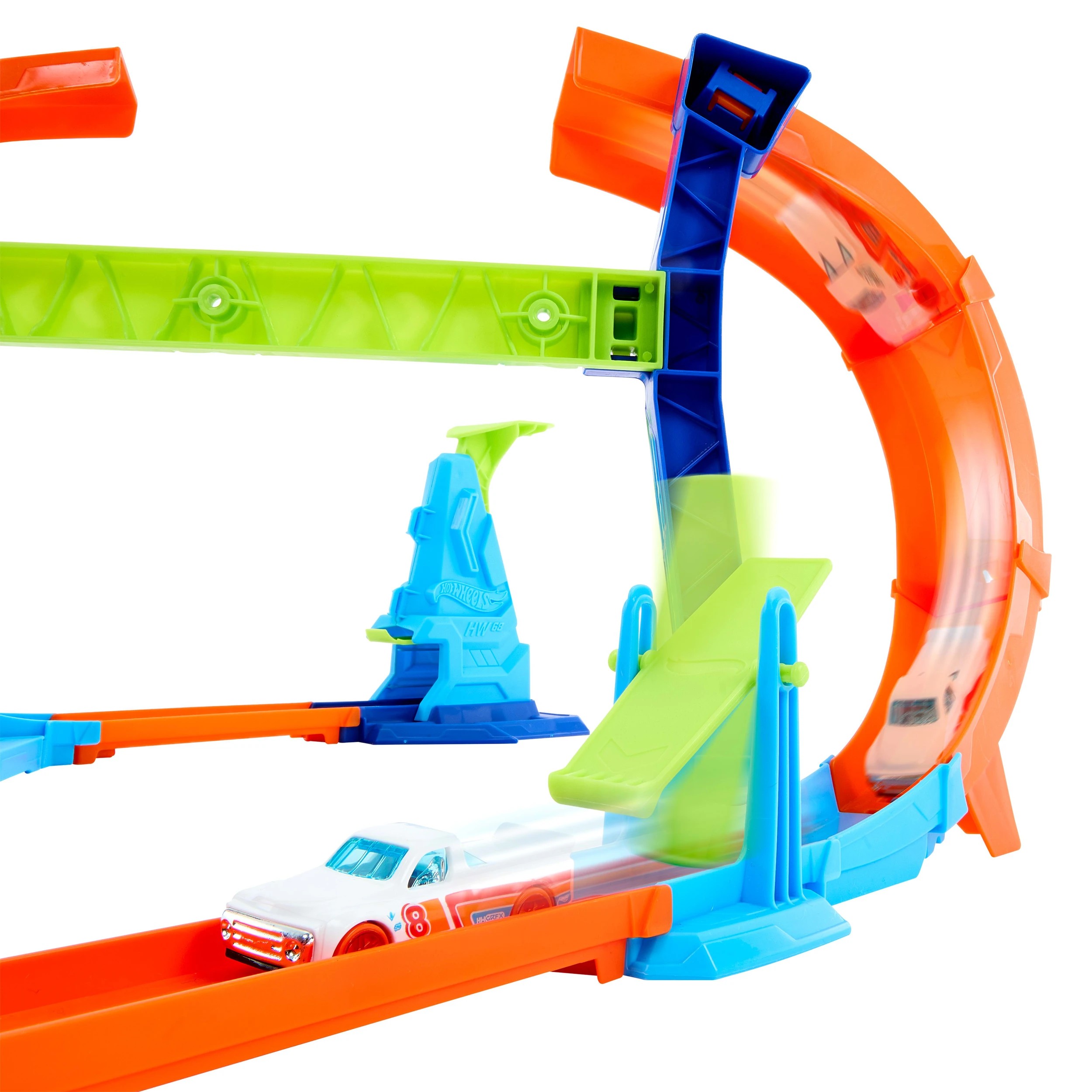 7 Hot Wheels Stunt Tracks Playset - Assorted, 7 of 8