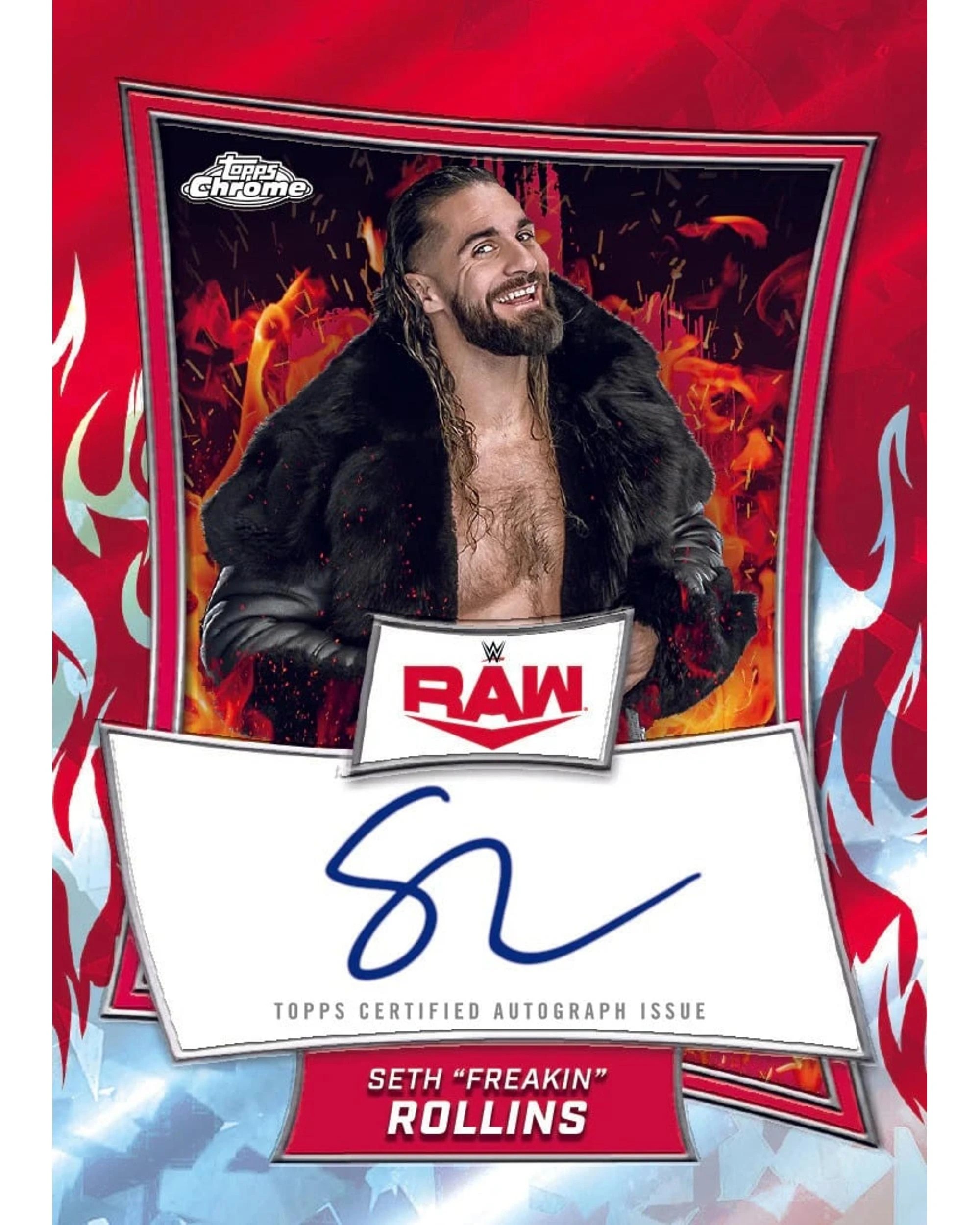 7 Topps 2025 Chrome WWE Wrestling Sapphire Edition Hobby Box, 7 of 10