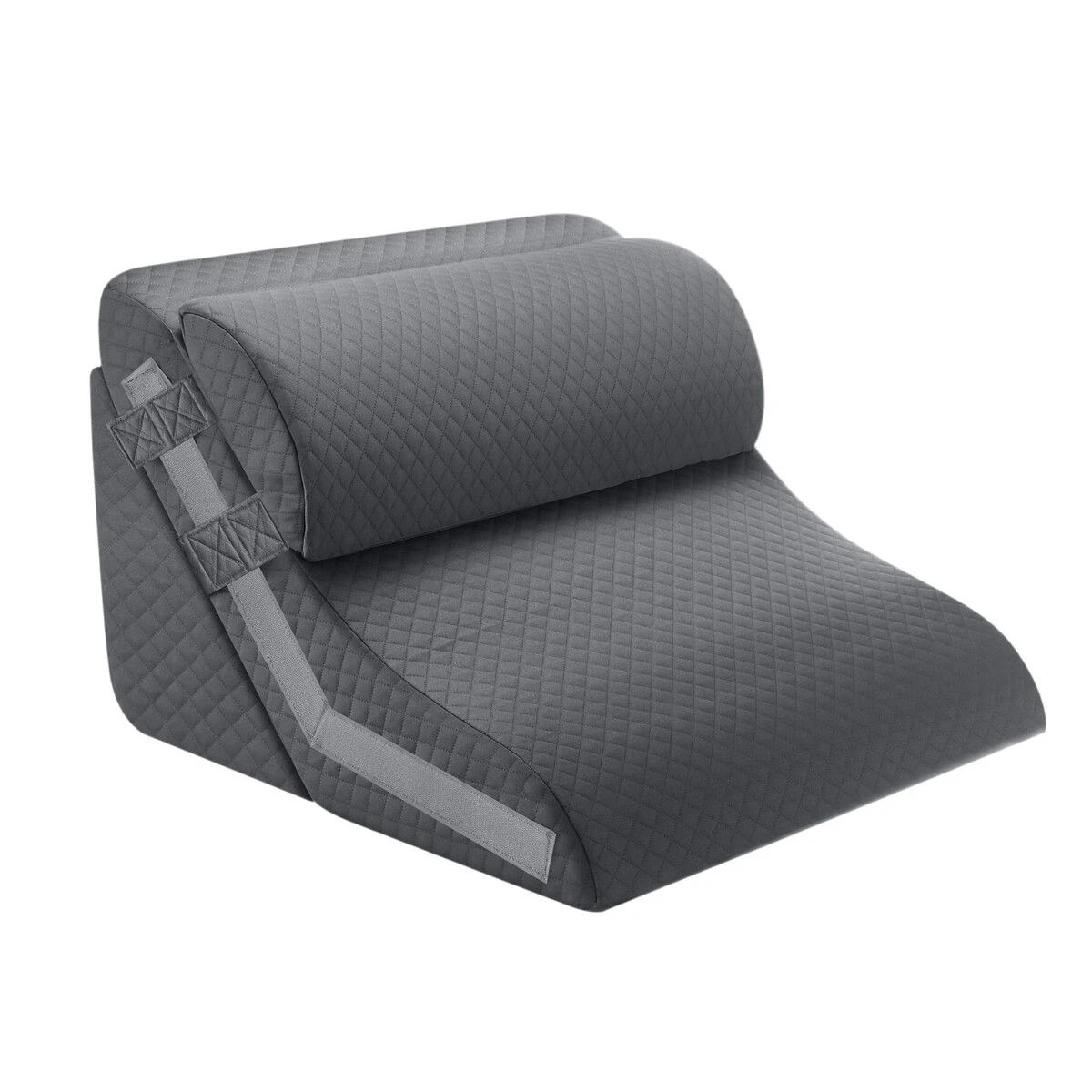 1 LUXDREAM Wedge Pillow Set 3Pcs Triangle Bed Cushion Memory Foam Head Back Support Adjustable Headrest for Sleeping, 1 of 3