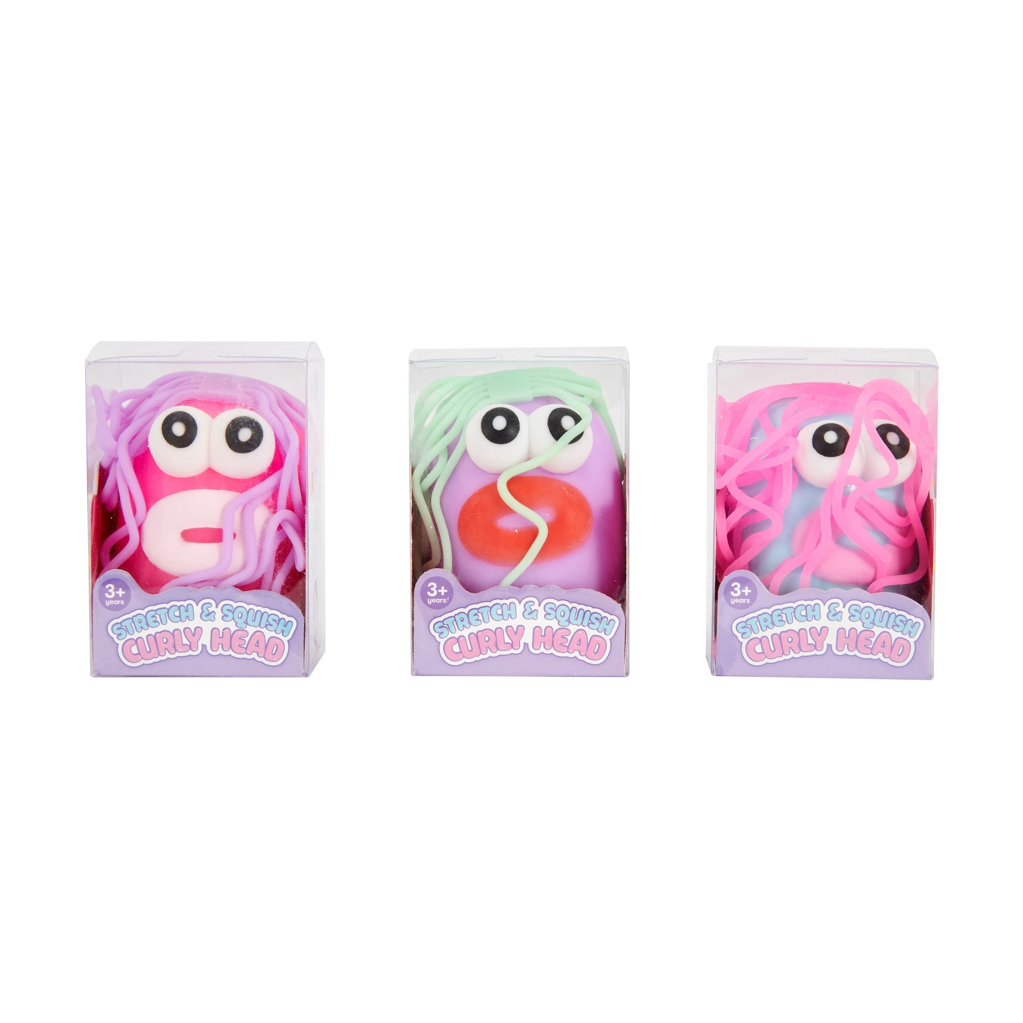 1 Stretch and Squish Curly Head Toy - Assorted, 1 of 7