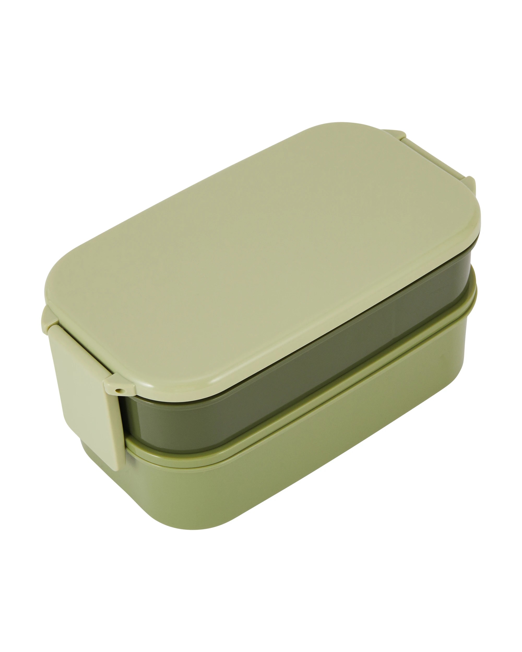 1 Stackable Lunch Box - Green, 1 of 5