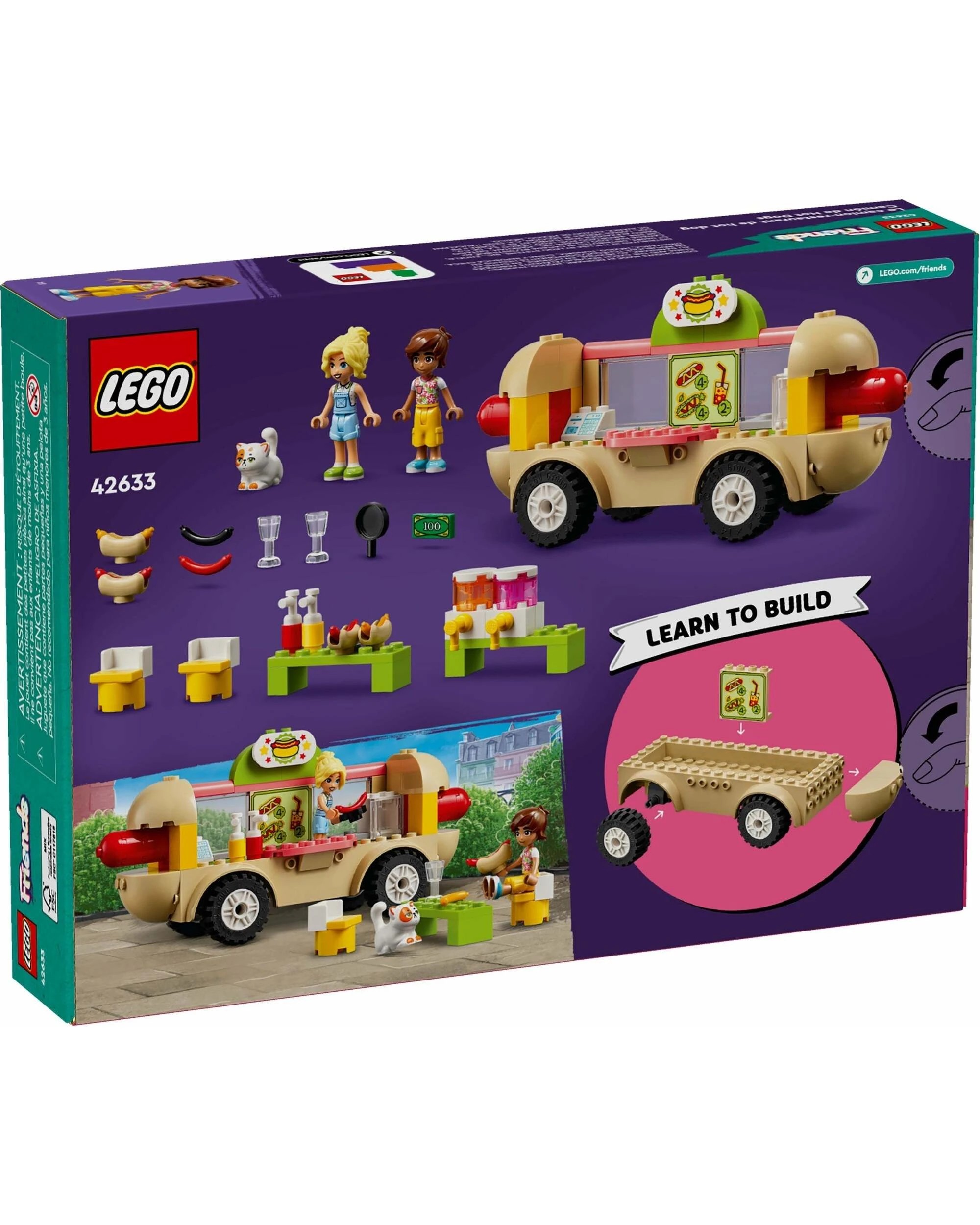 2 LEGO Friends 42633 Hot Dog Food Truck, 2 of 5