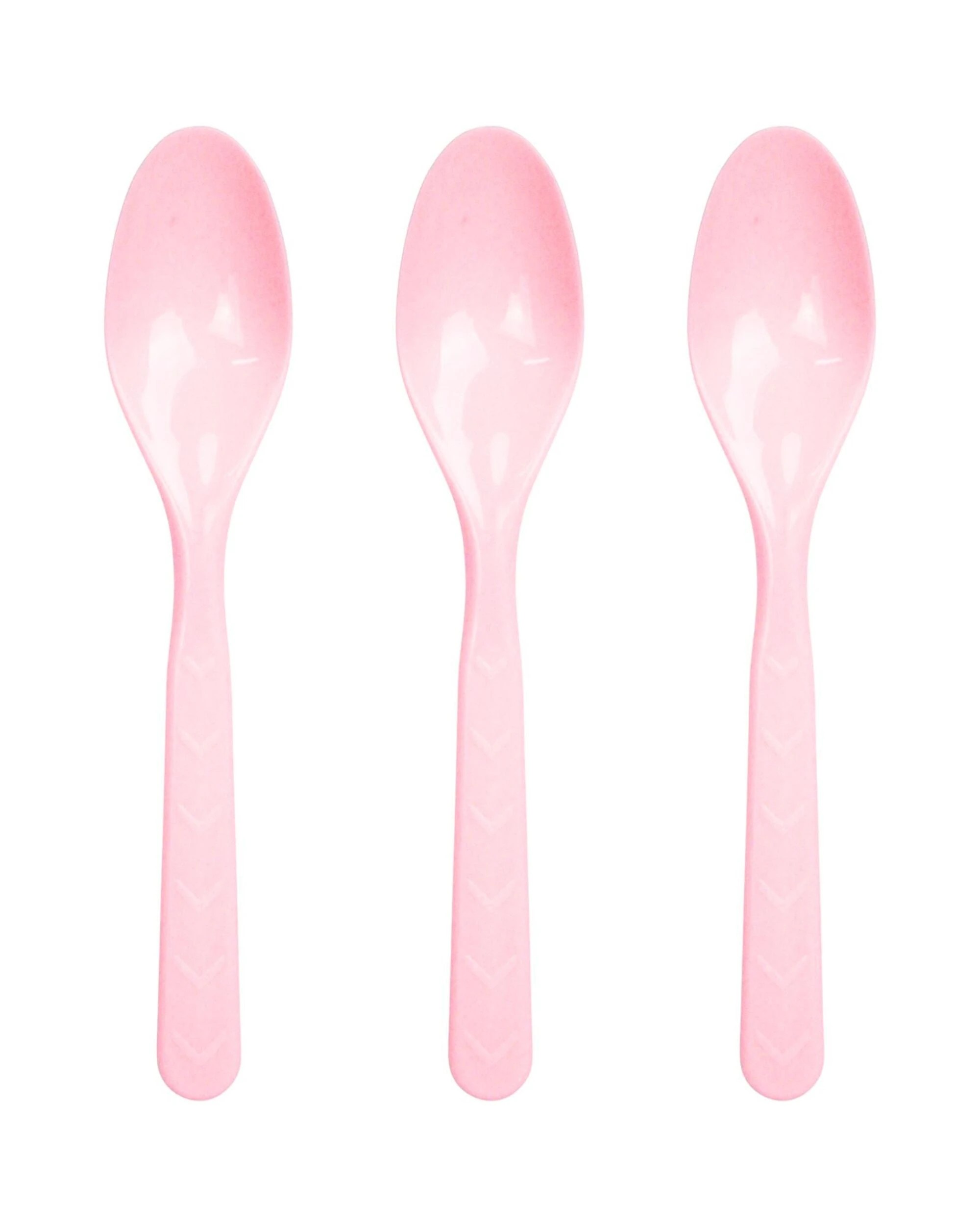1 Party Maker Baby Reusable Plastic Spoons Pack of 18 - Pink, 1 of 4