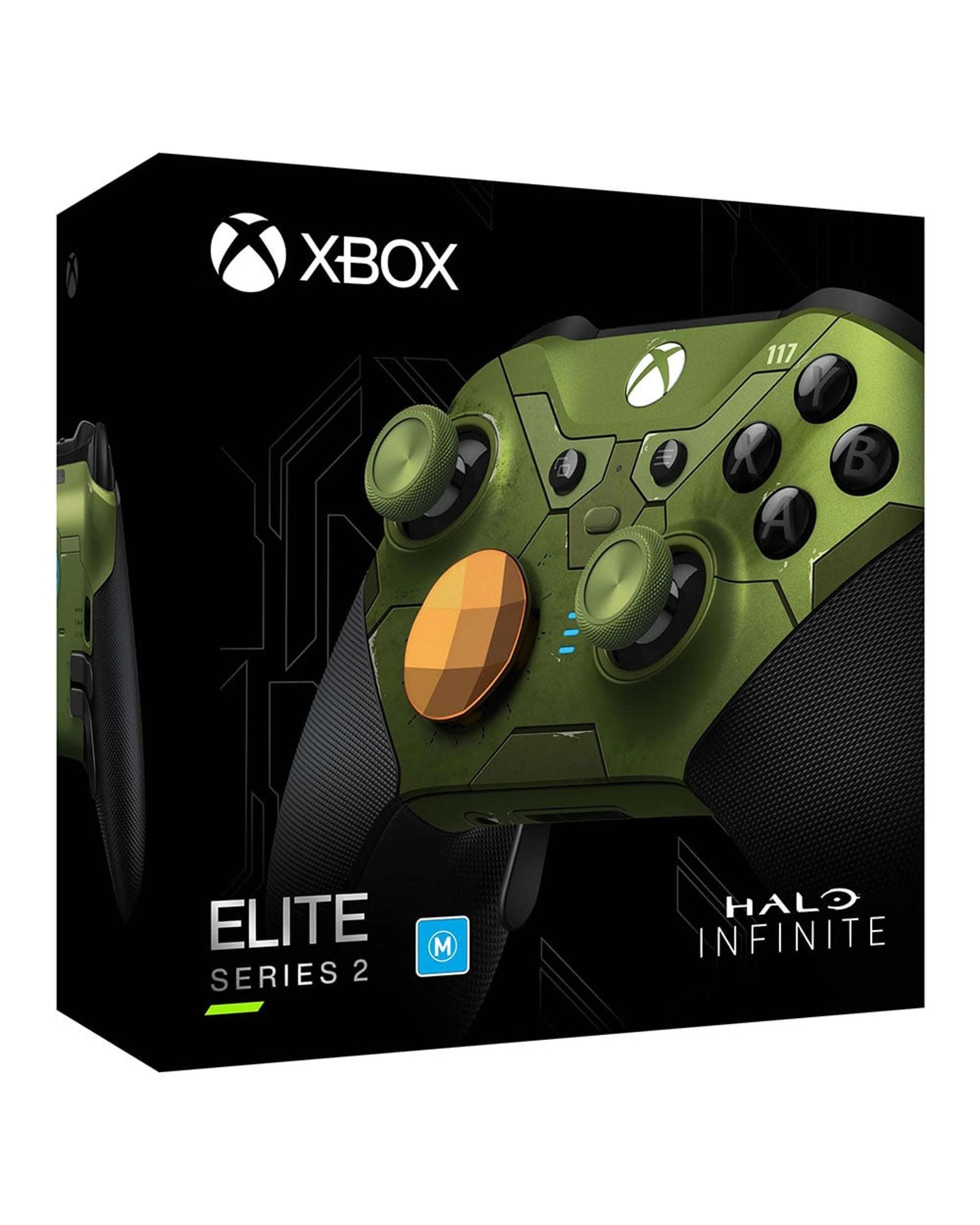 8 Xbox Elite Wireless Controller Series 2 - Halo Infinite Limited Edition - Green, 8 of 8
