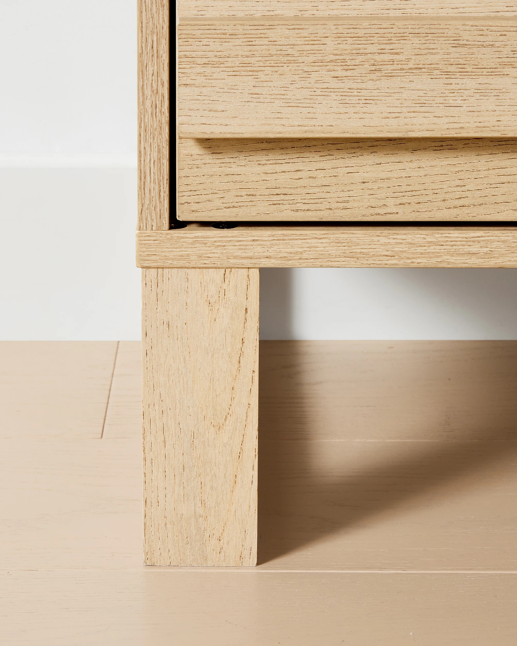 8 Sadie 2 Drawer Bedside Table - Light Oak, 8 of 9