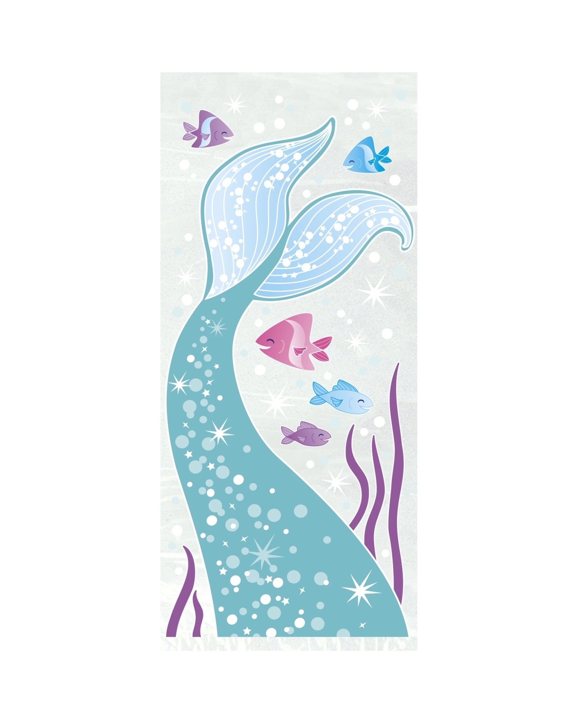 2 Creative Converting Mermaid Cellophane Treat Bags Pack of 20Multi - Multi, 2 of 2