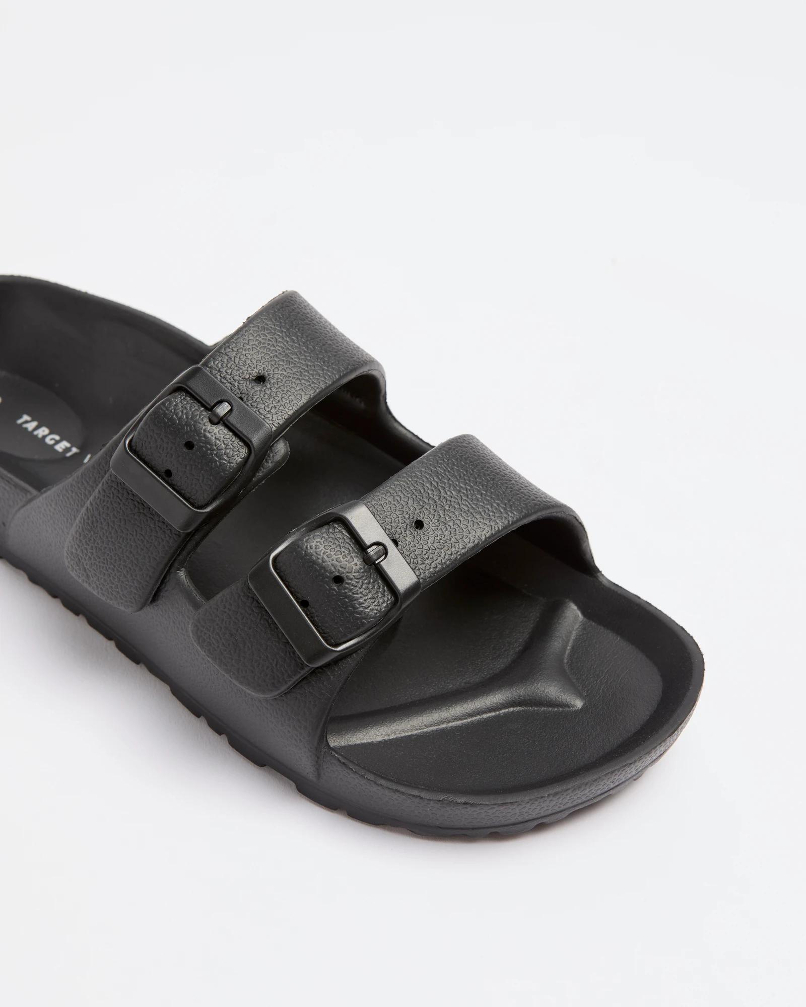 2 Target Womens Double Buckle Eva Slide - Myah BLACK, 2 of 3